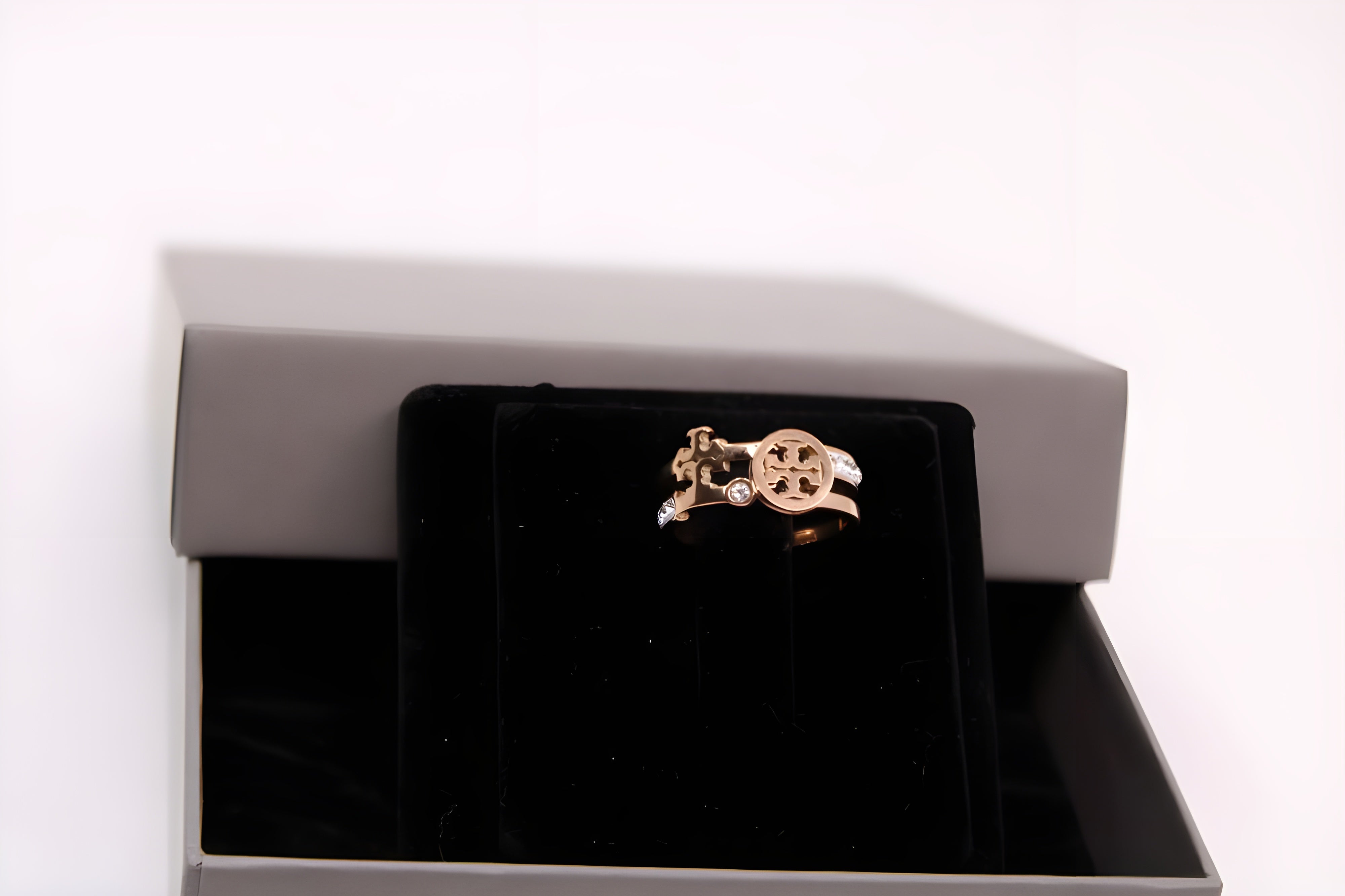 Golden-Toned Whirlwind Ring