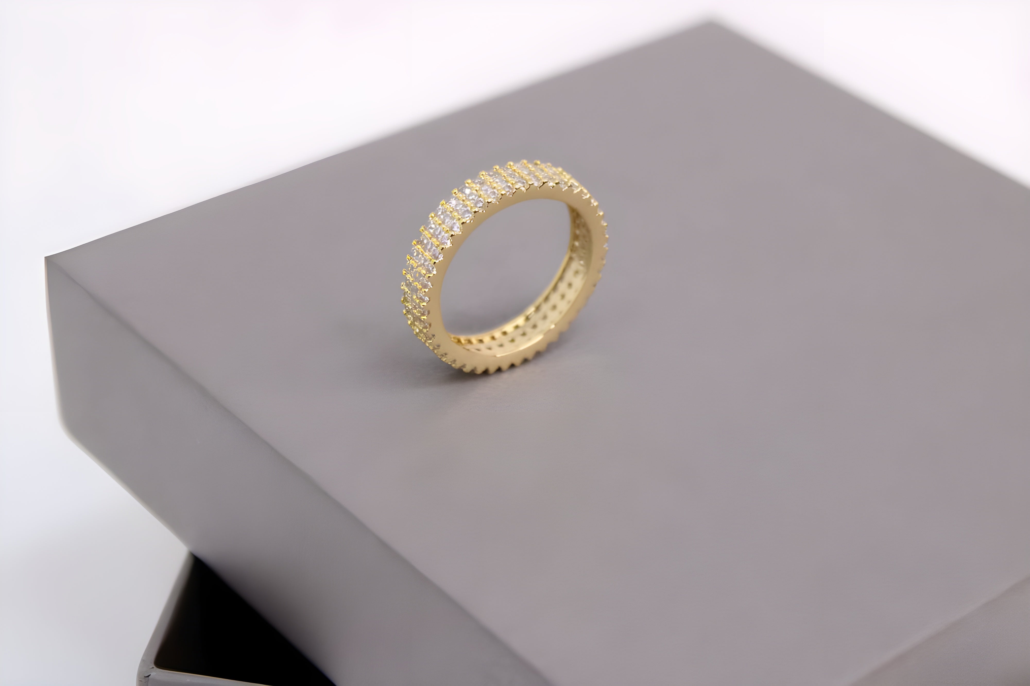 Mystic Moonlit Infinity Ring