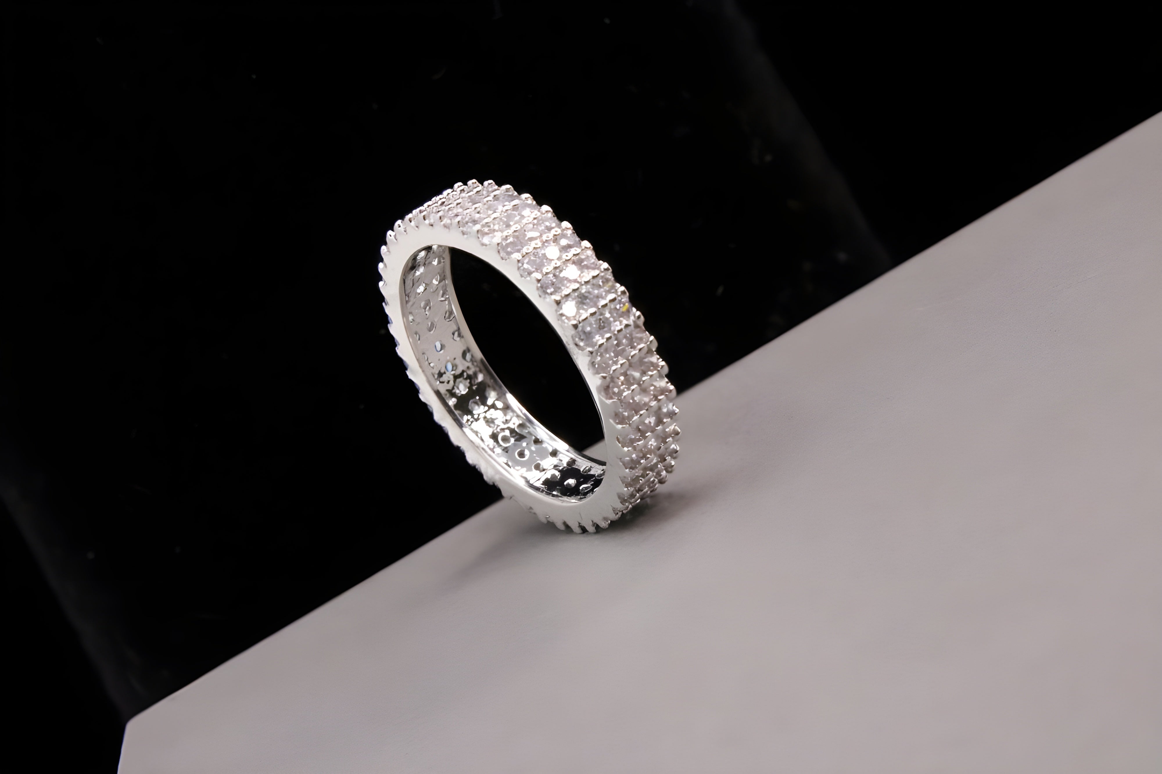 Mystic Moonlit Infinity Ring