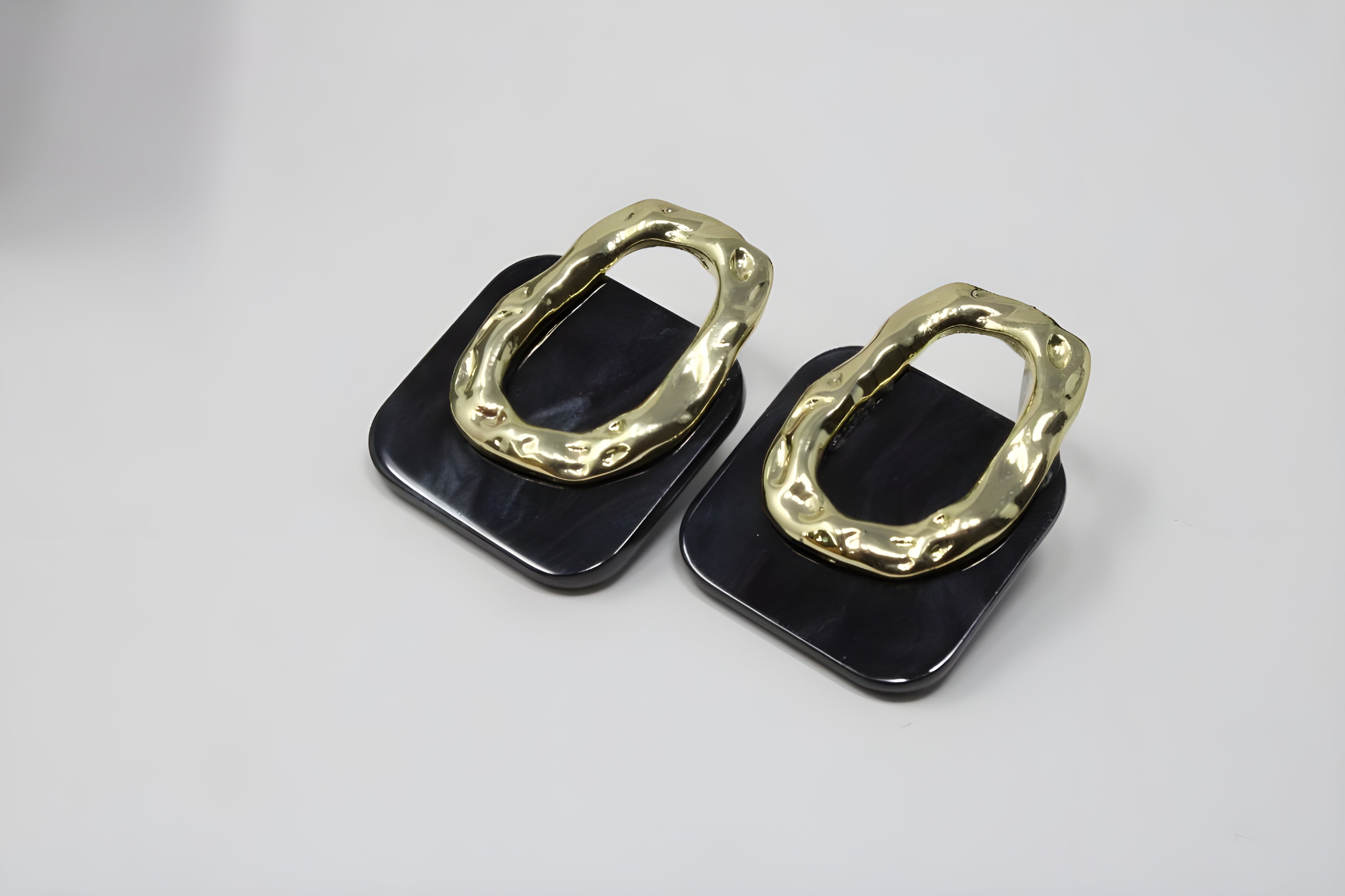 Square Charm OvalGlow Earrings
