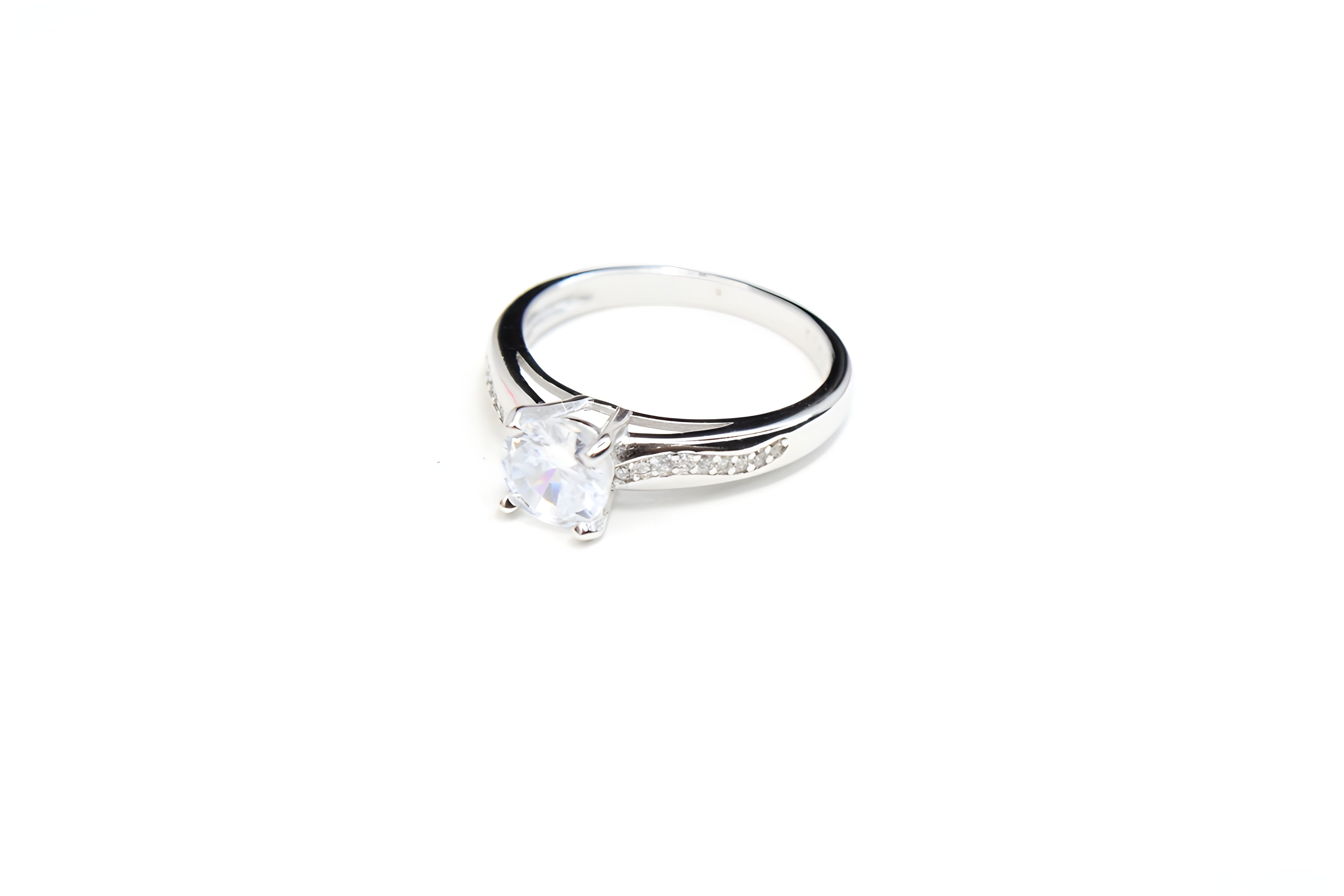 Silver Splendor Swarovski Crystal Ring
