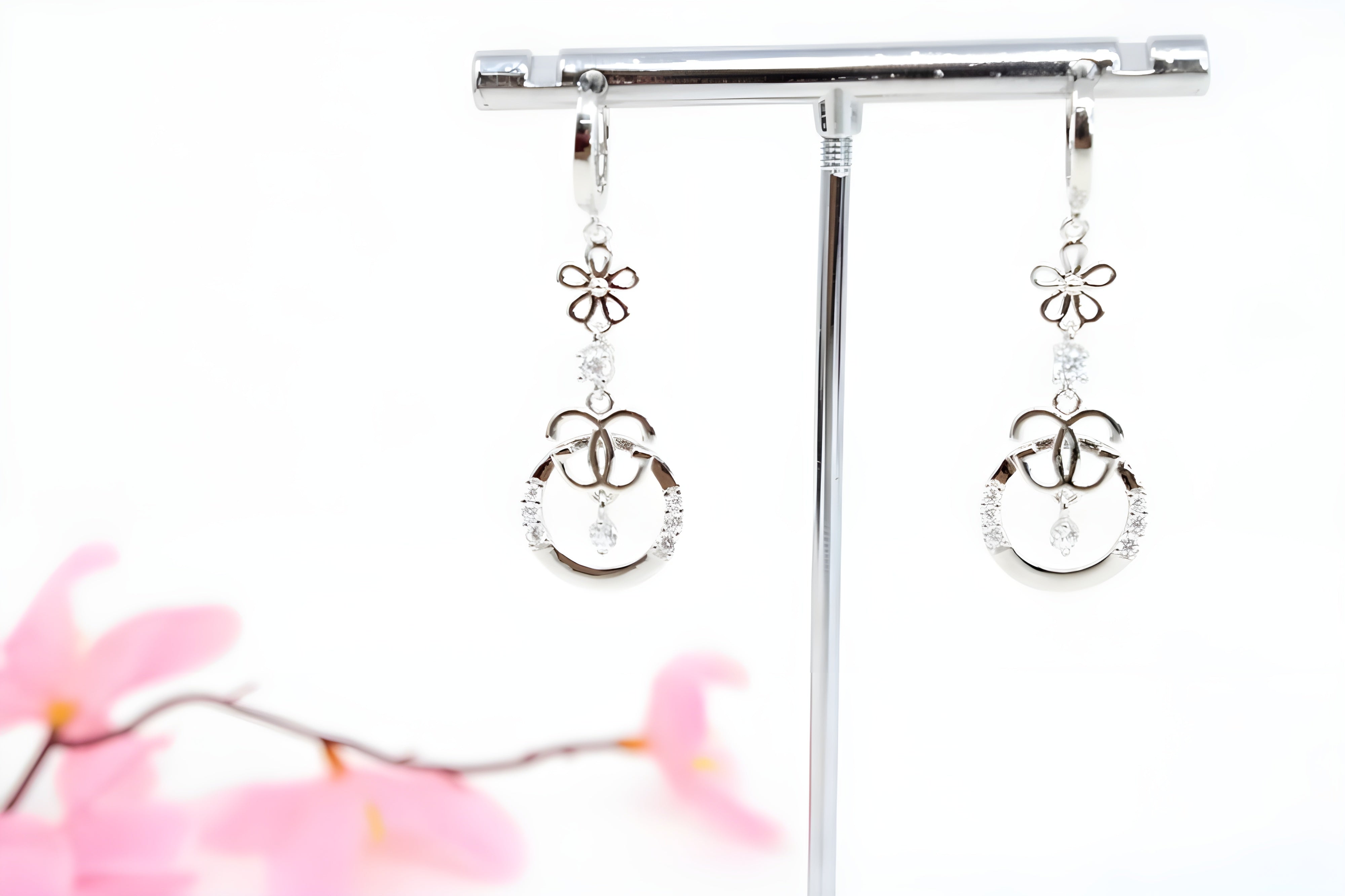 Whispering Silver Symphony Earrings