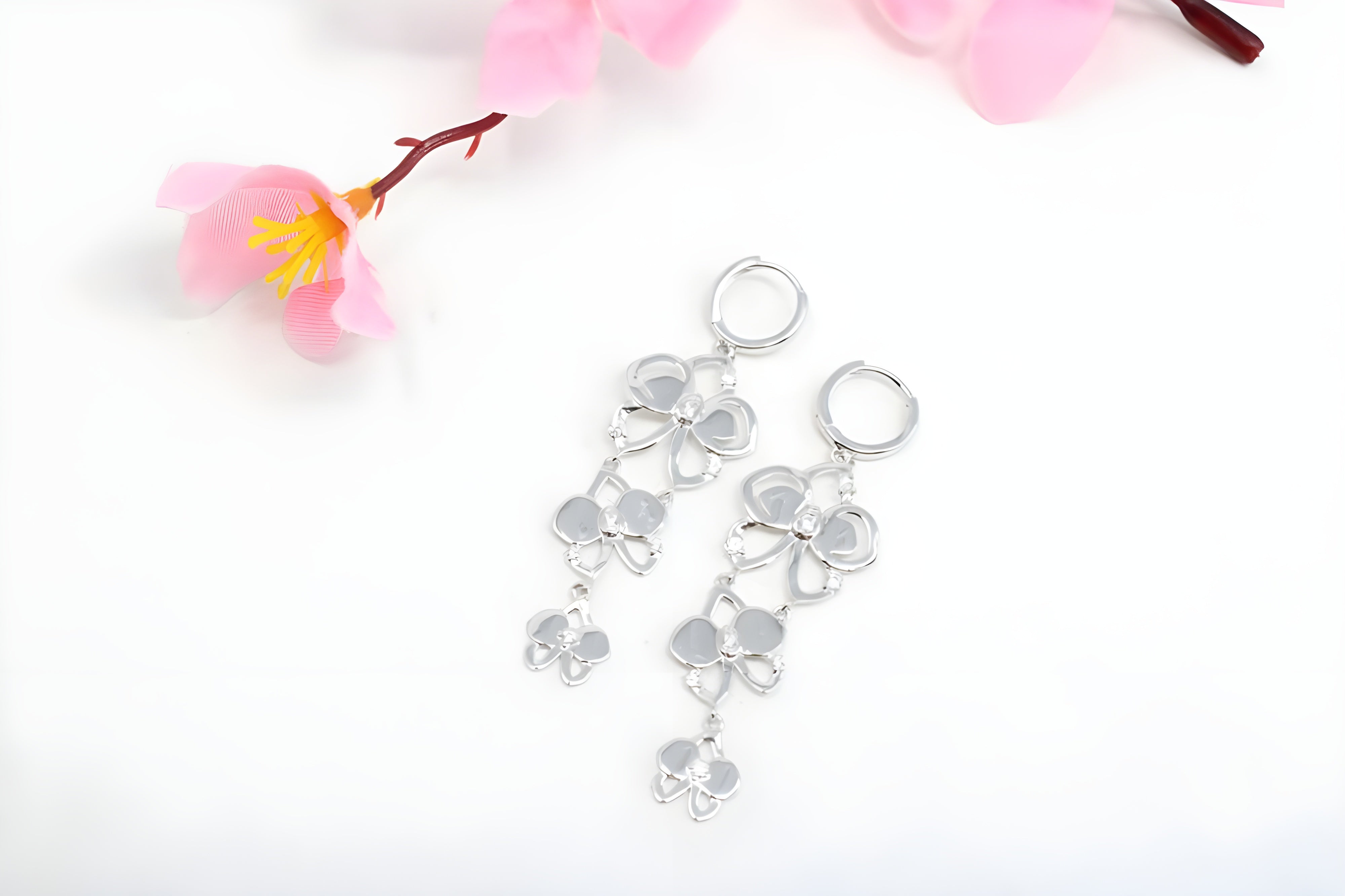 Serenity Sparkle Silver Whisper Earrings