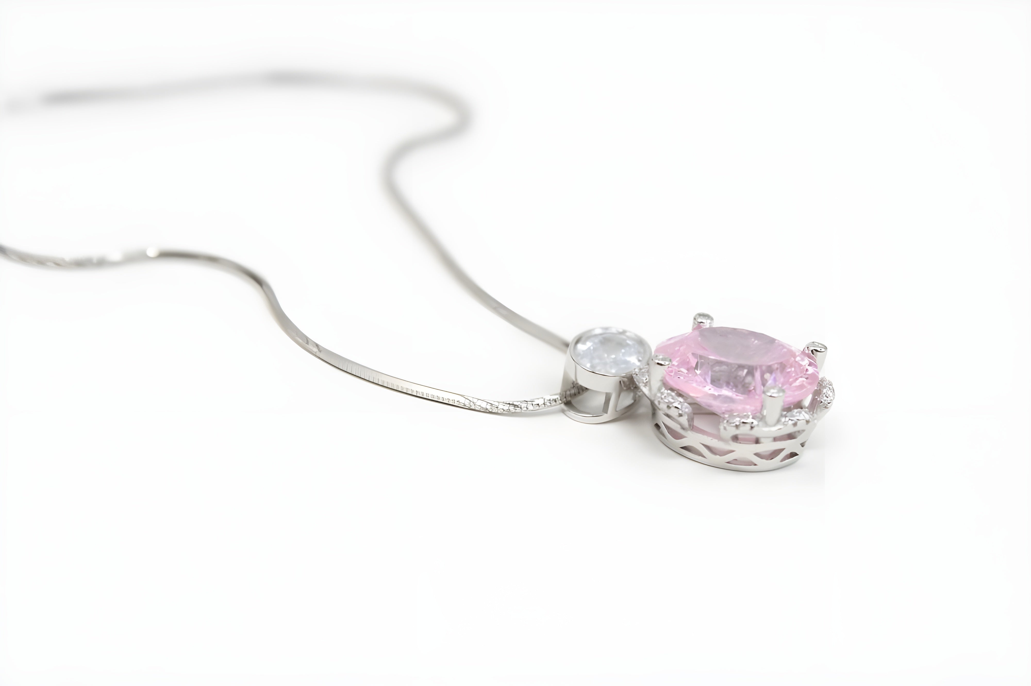 Petal Double Crystal Pendant with VeeLux Accents