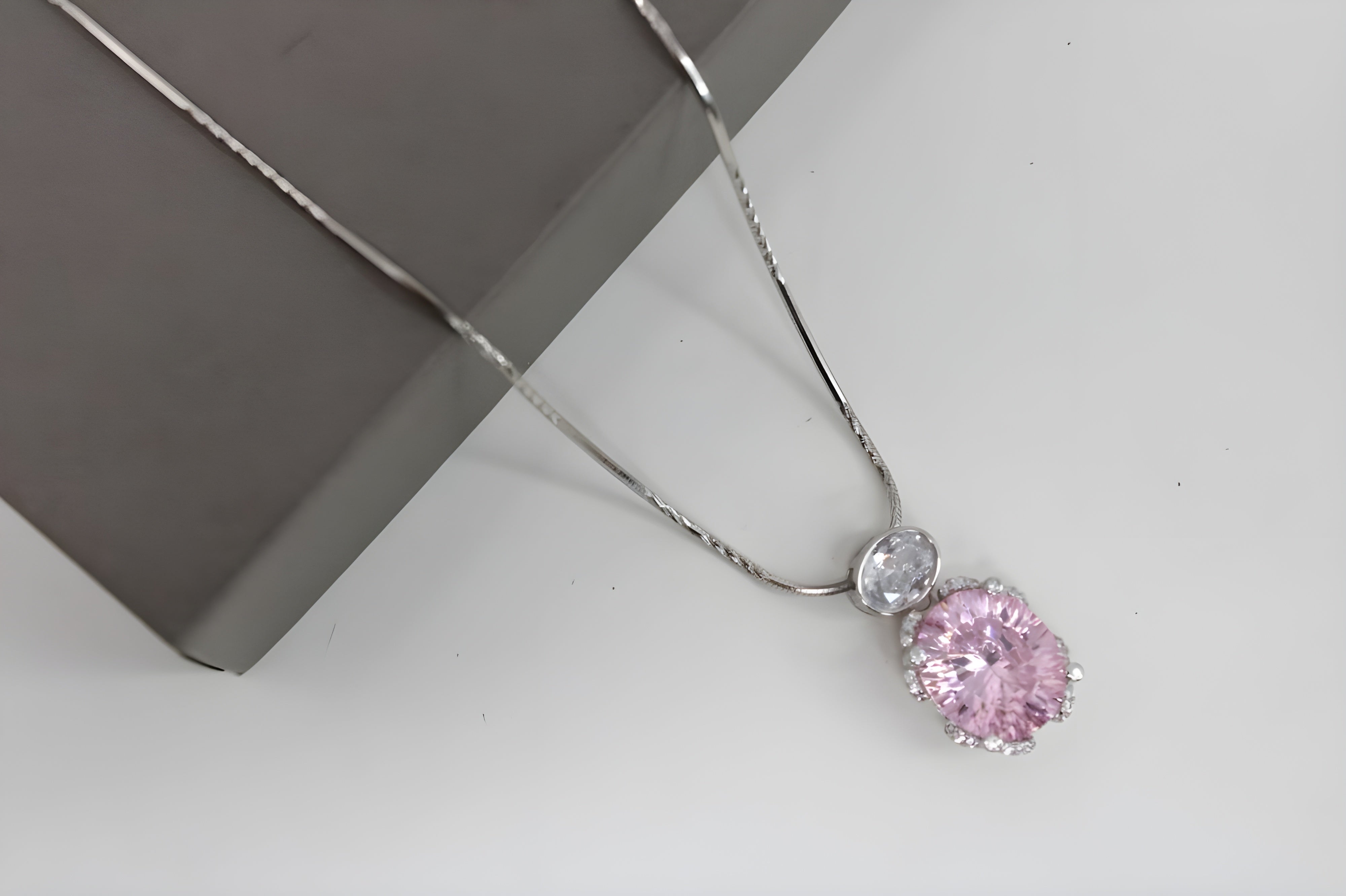 Petal Double Crystal Pendant with VeeLux Accents