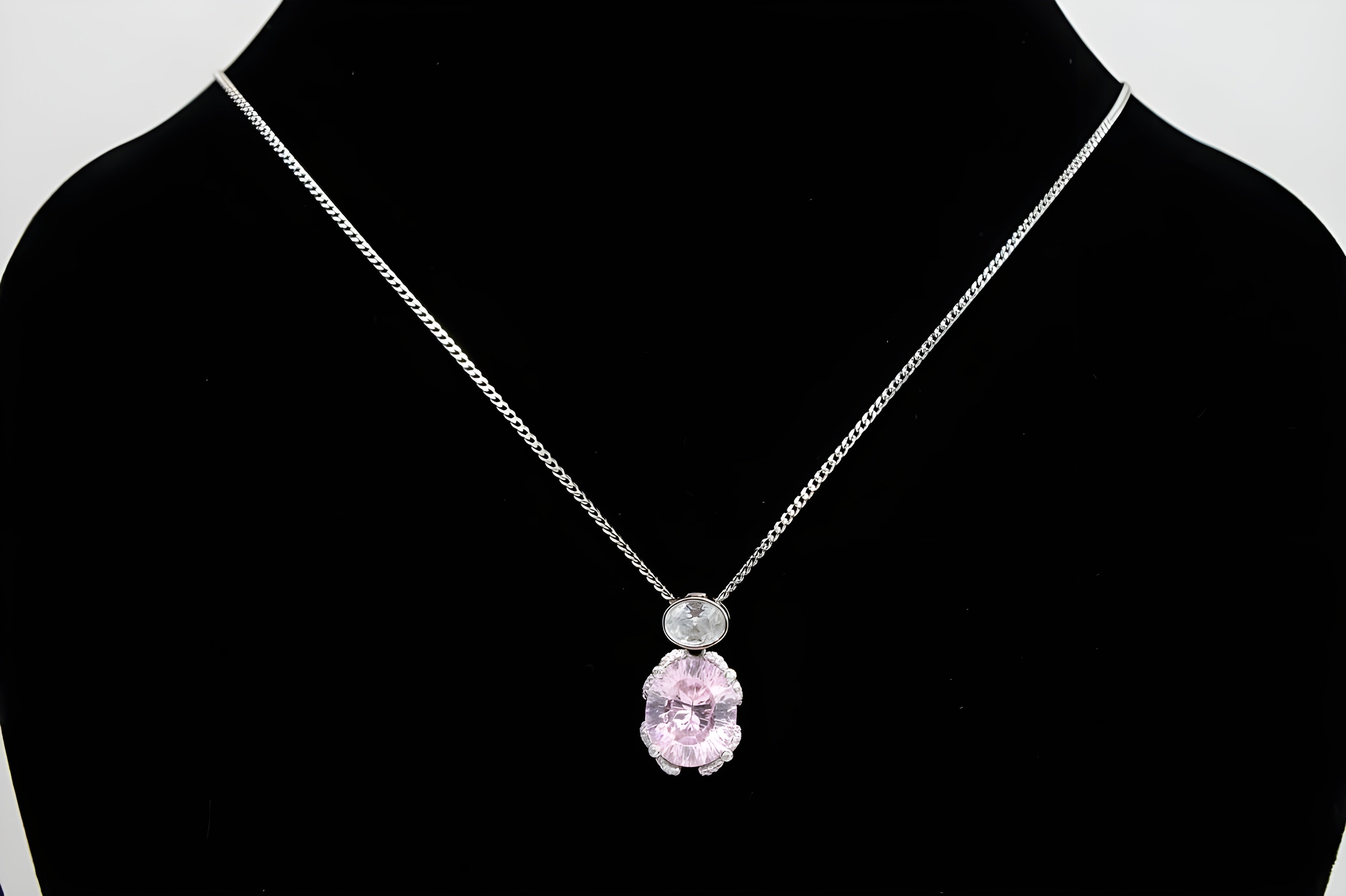 Rose Radiance Double Crystal Pendant with VeeLux Accents