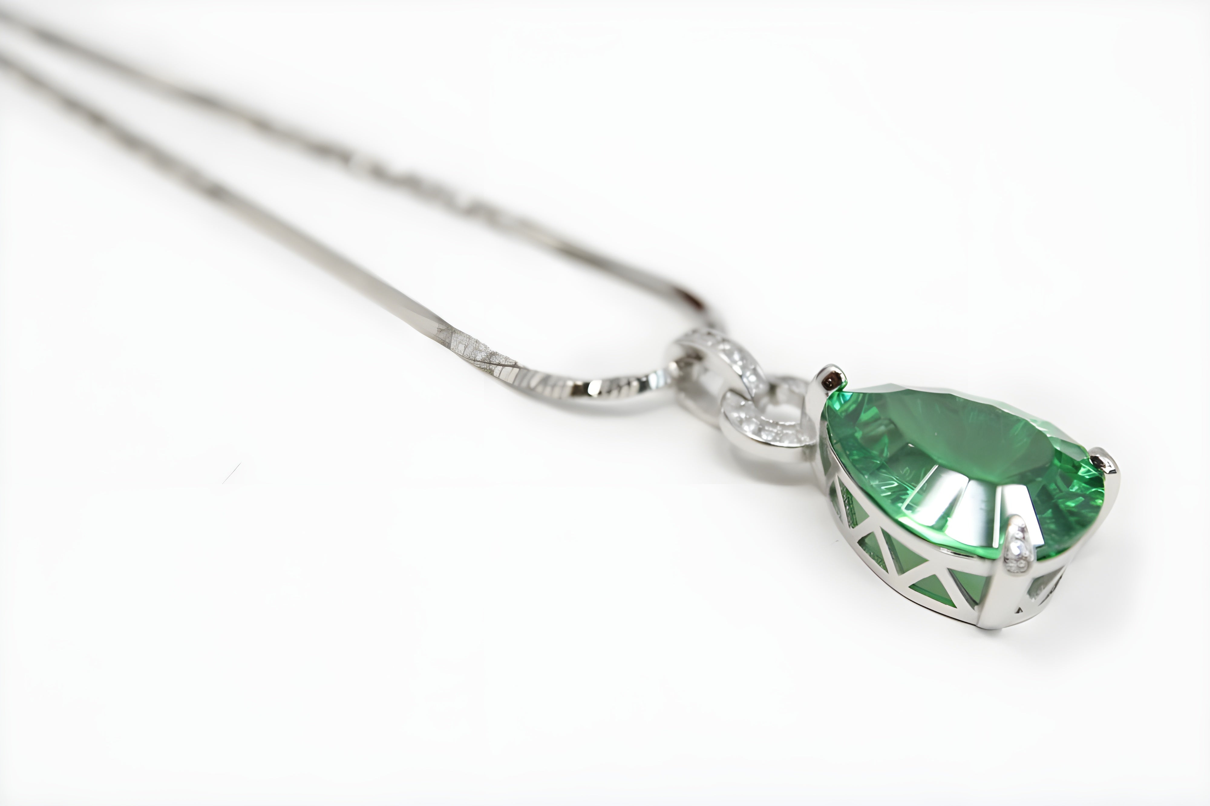 Whimsical Twirl VeeLux Crystal Necklace