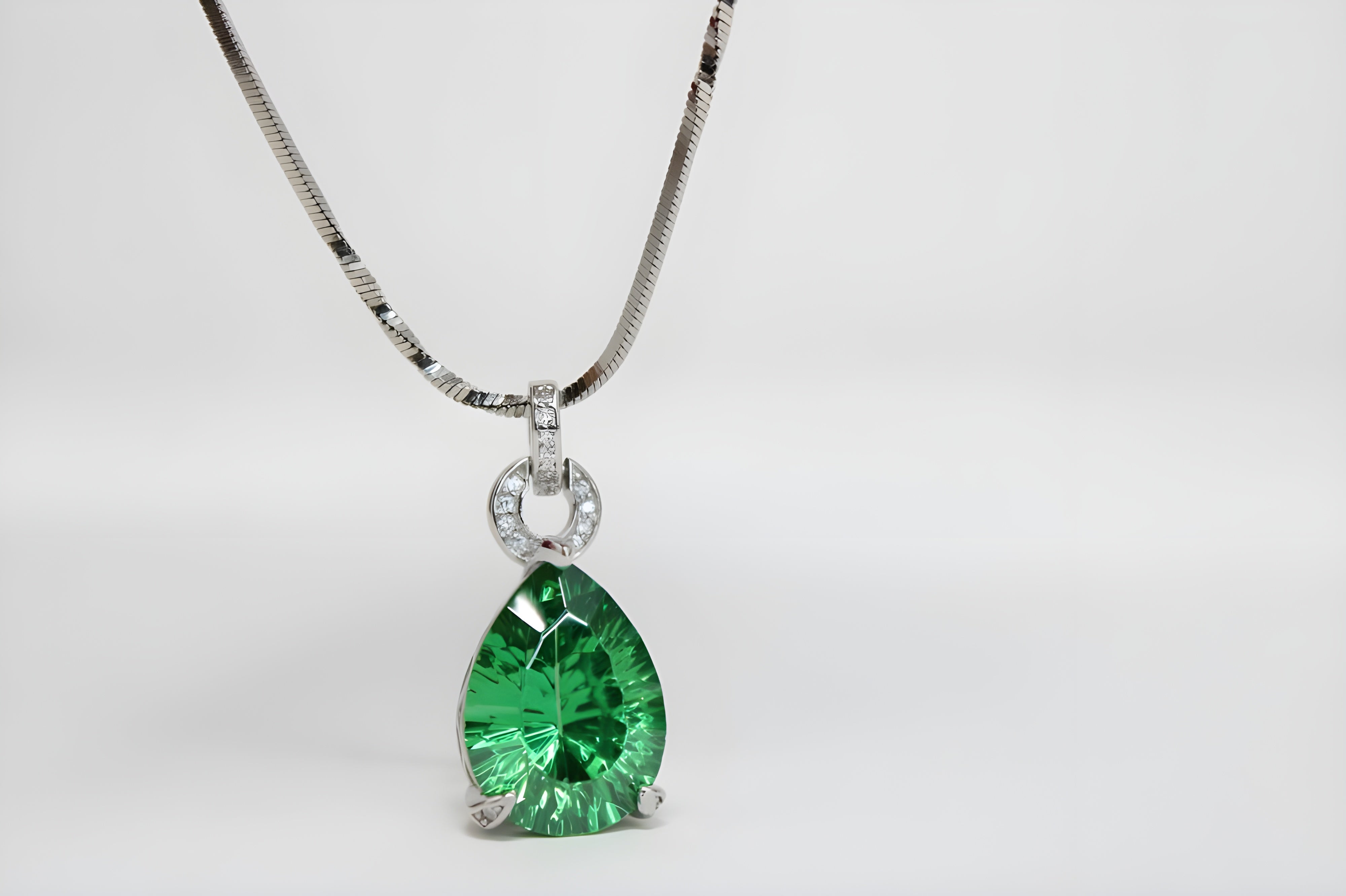 Whimsical Twirl VeeLux Crystal Necklace