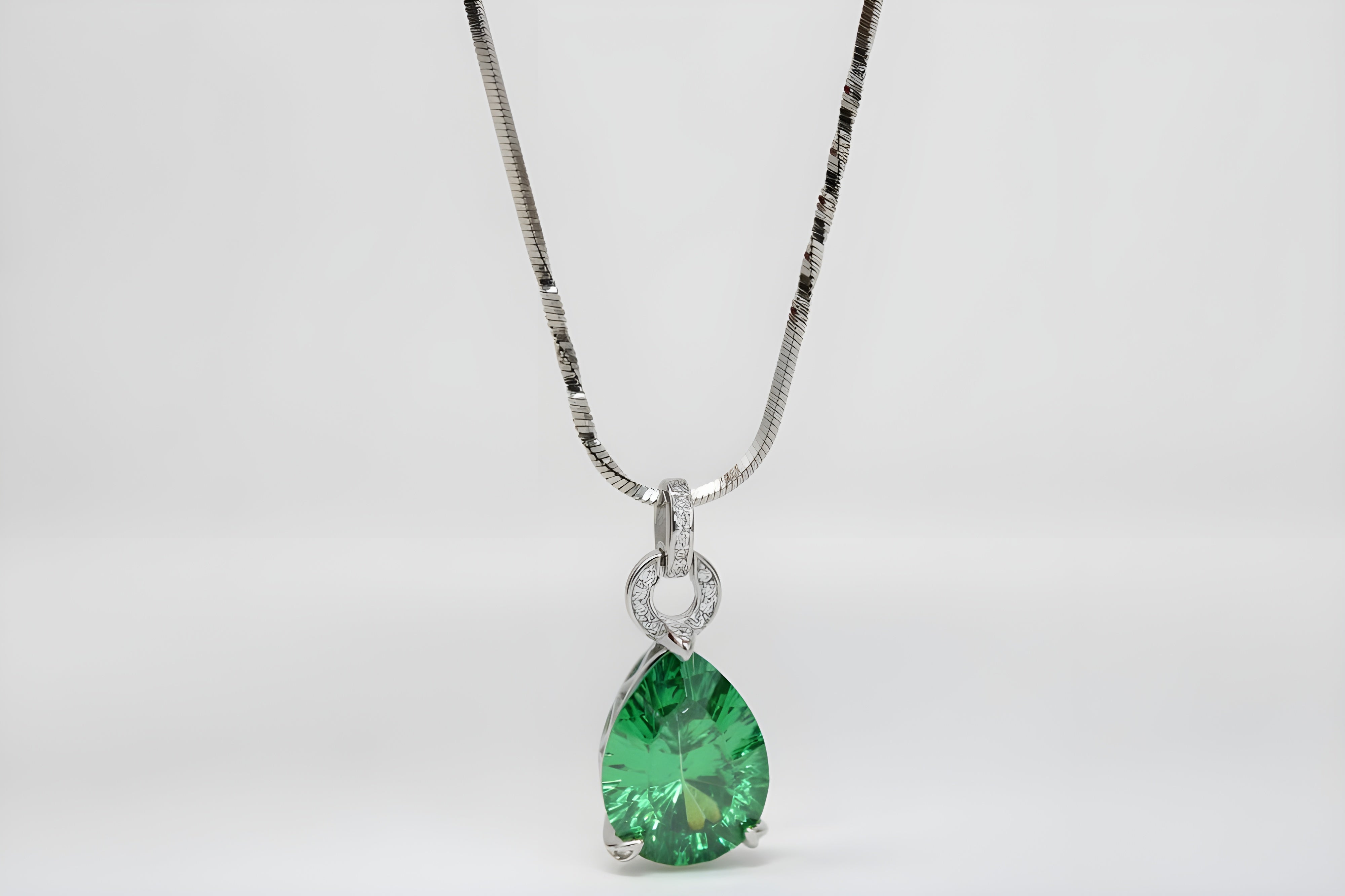 Whimsical Twirl VeeLux Crystal Necklace