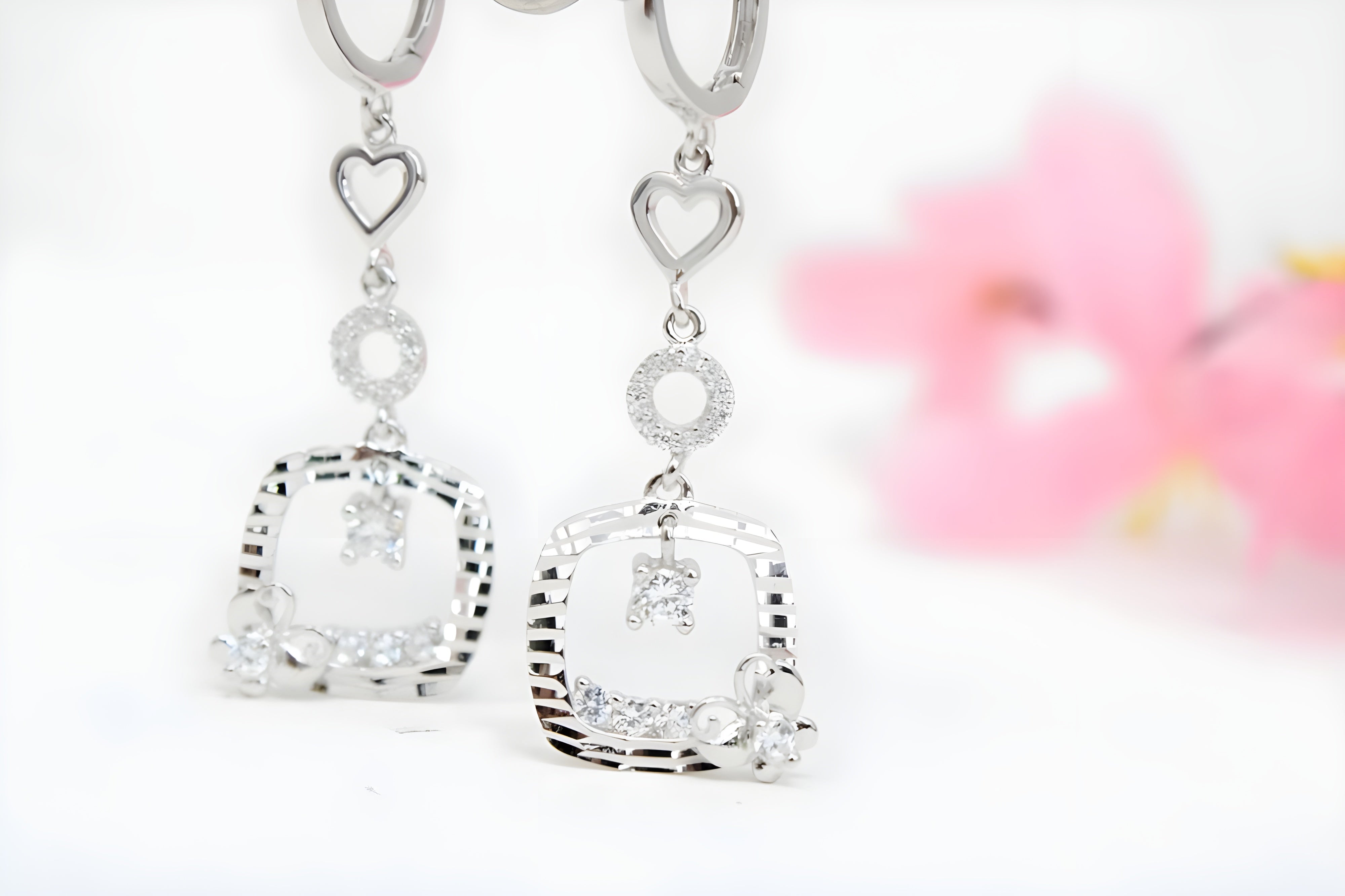 Starlit Sterling Silver Swarovski Crystal Earrings