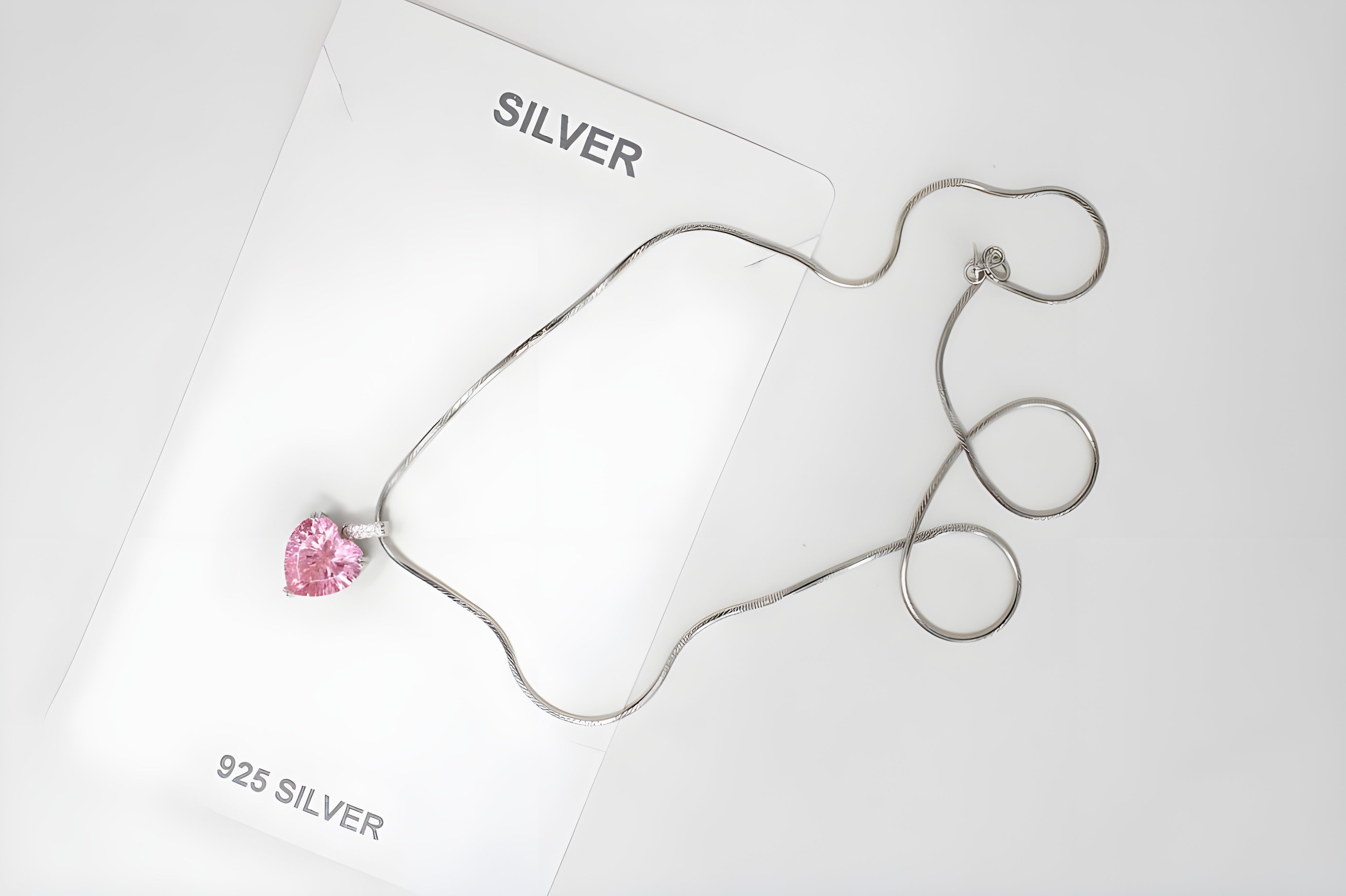 Blush Teardrop Crystal Pendant by VeeLux