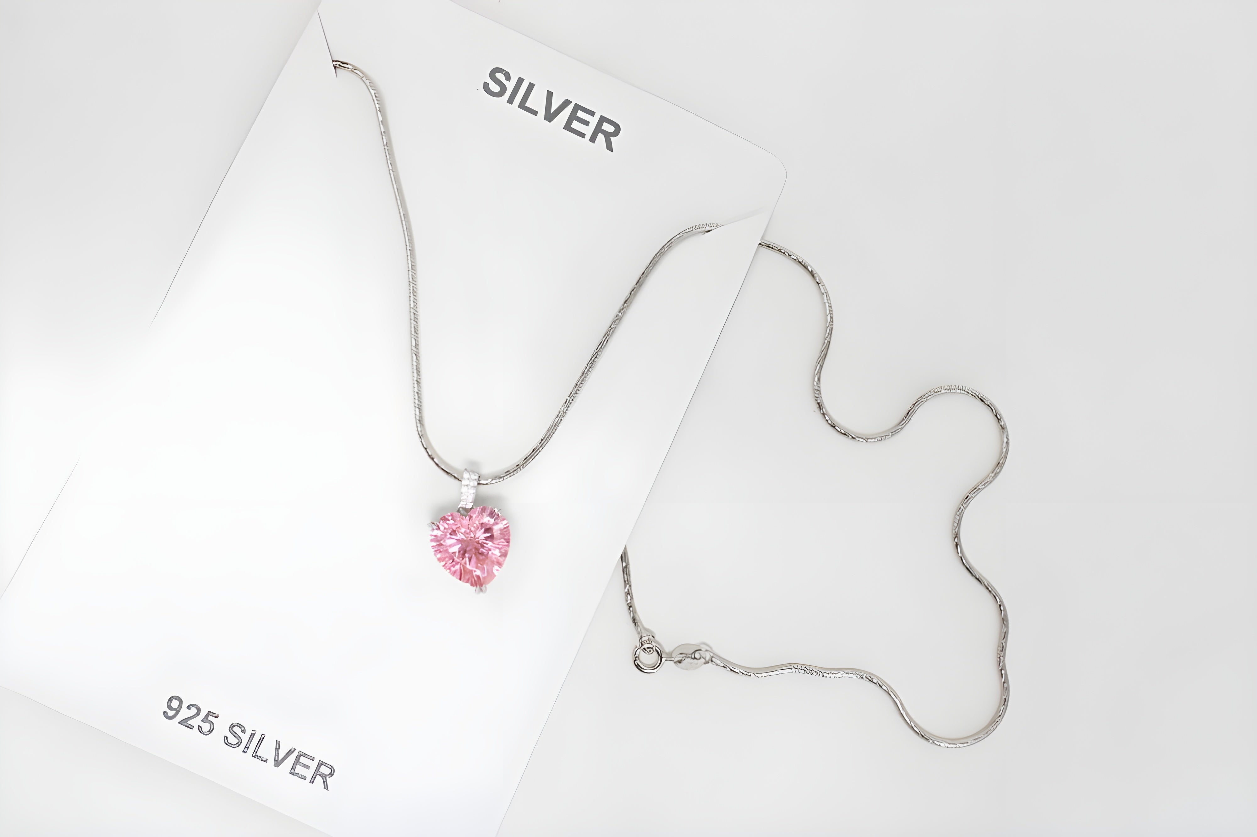 Blush Teardrop Crystal Pendant by VeeLux