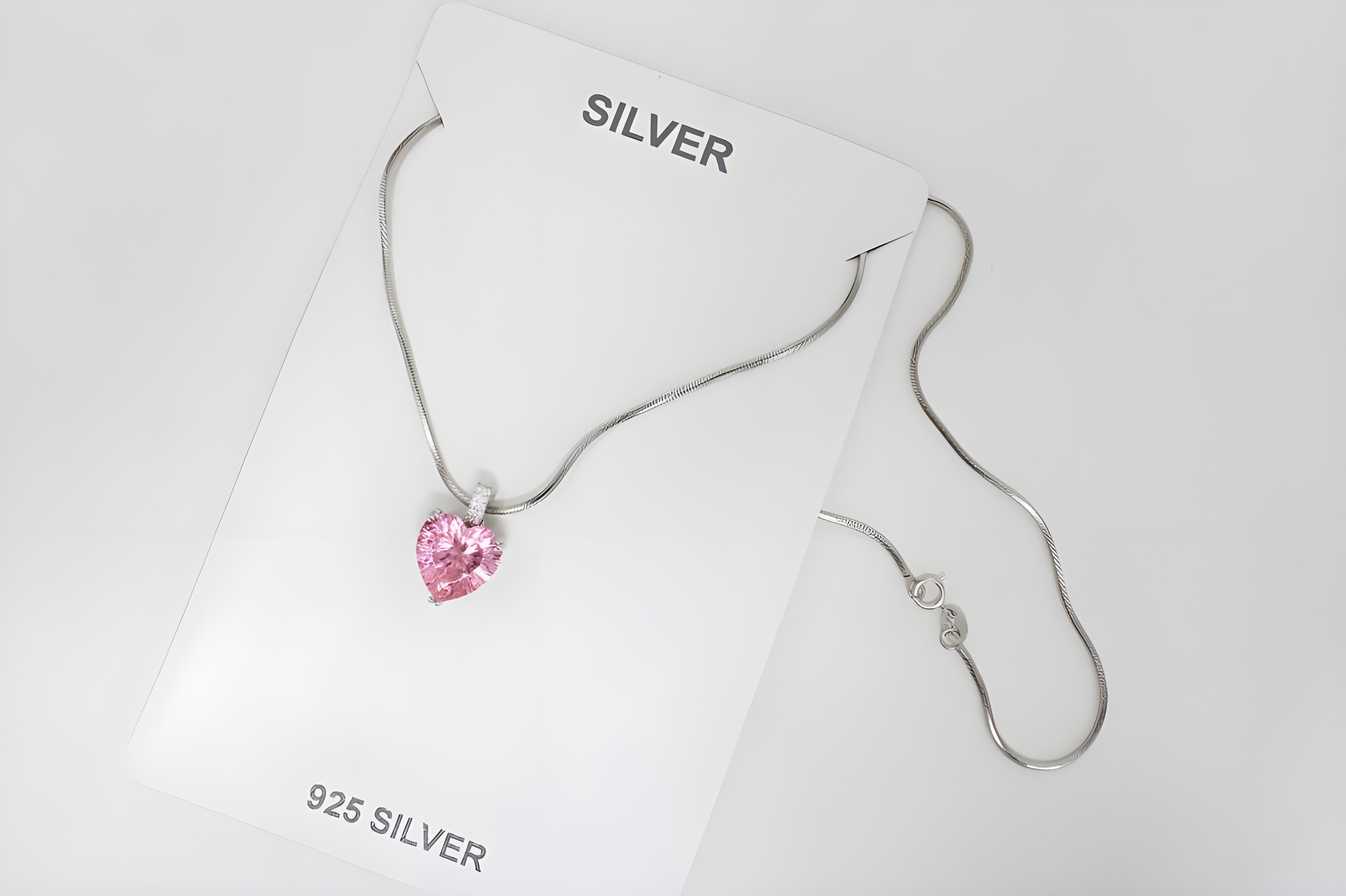 VeeLux Rose Dew Teardrop Pendant Necklace