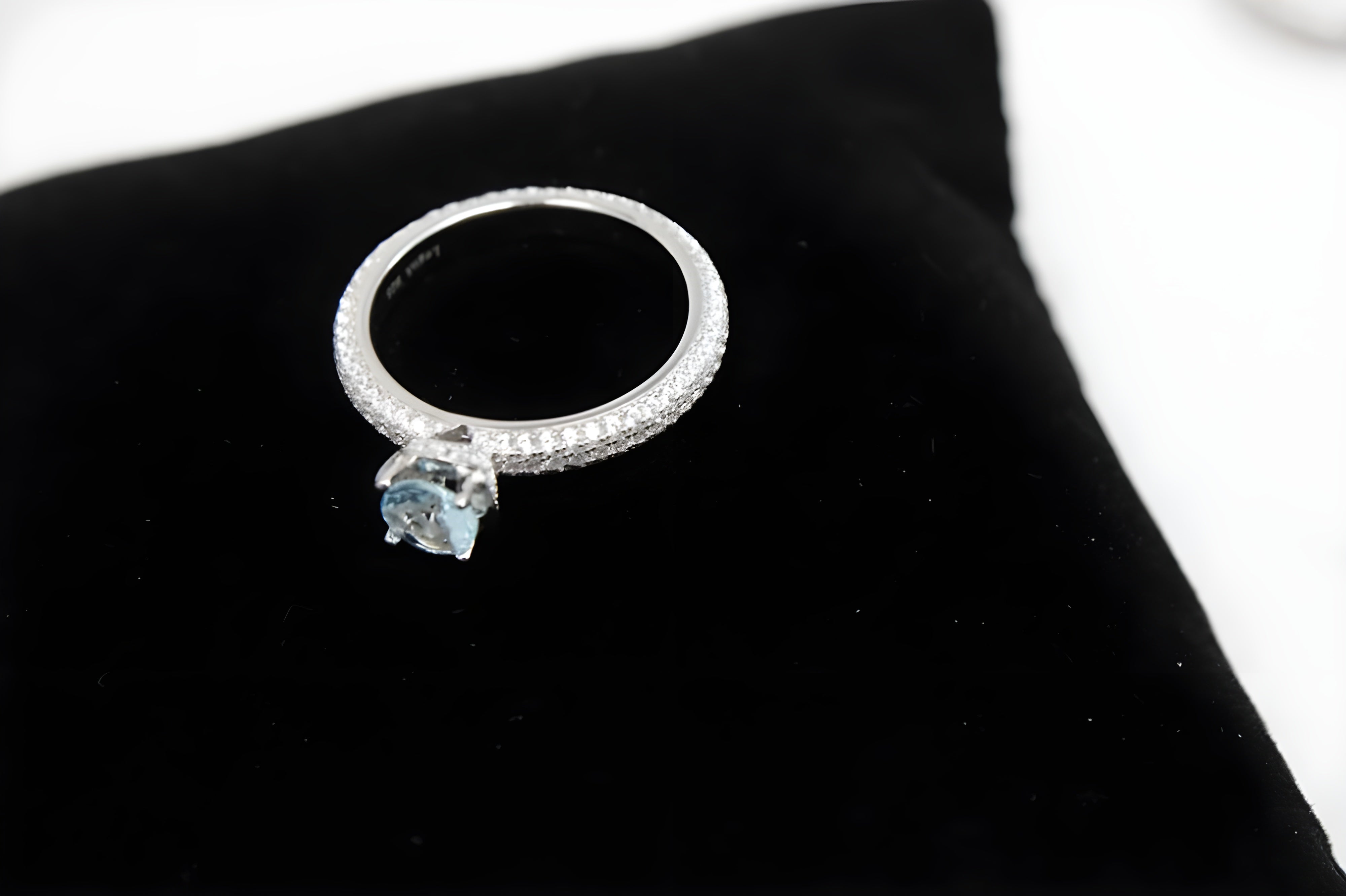Celestial Sparkle Sterling Silver Swarovski Crystal Ring