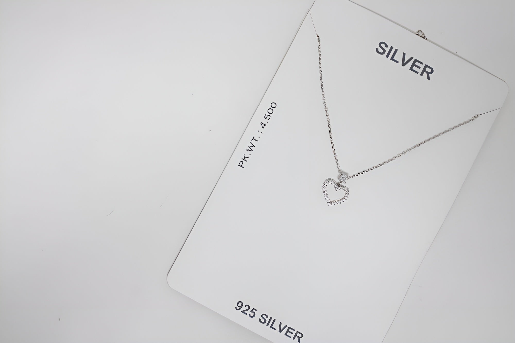 VeeLux Heart of Diamonds Pendant Necklace