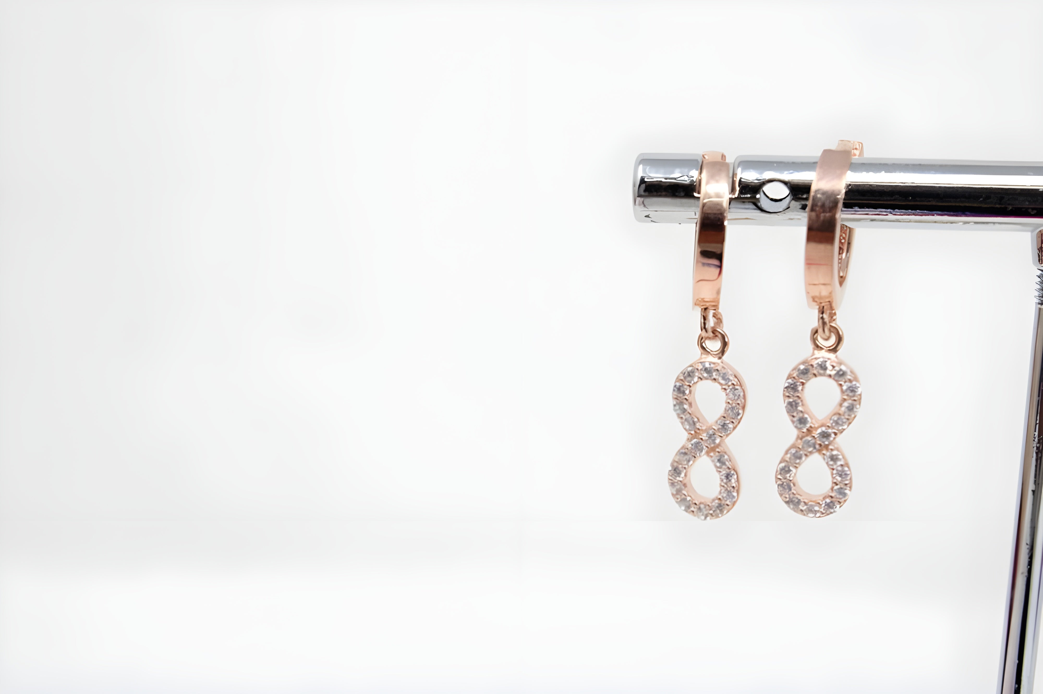 Golden Cascade 92.5 Sterling Silver with Copper Gold Dangling Earrings