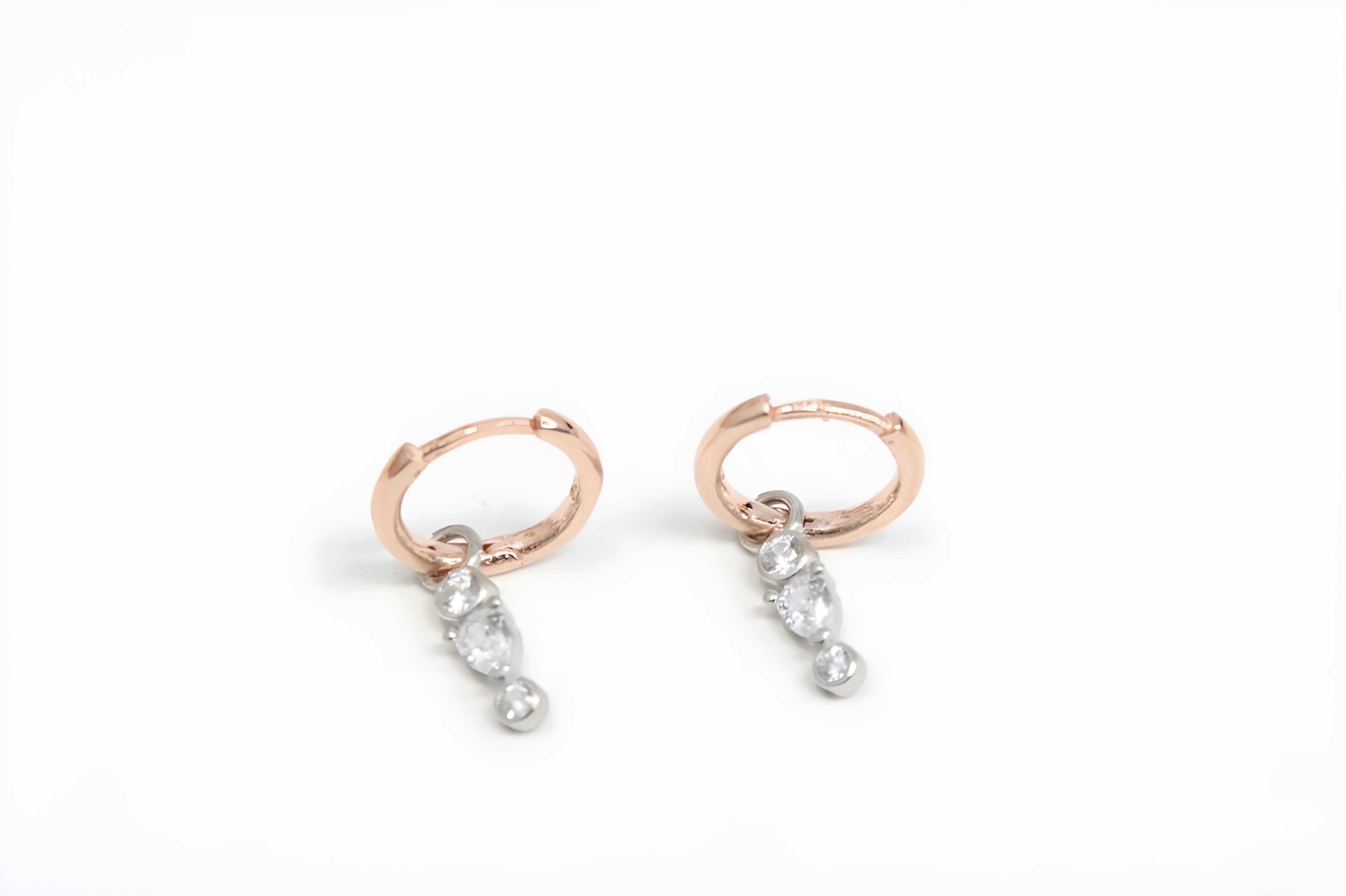 Golden Glow 92.5 Sterling Silver with Copper Gold Earrings