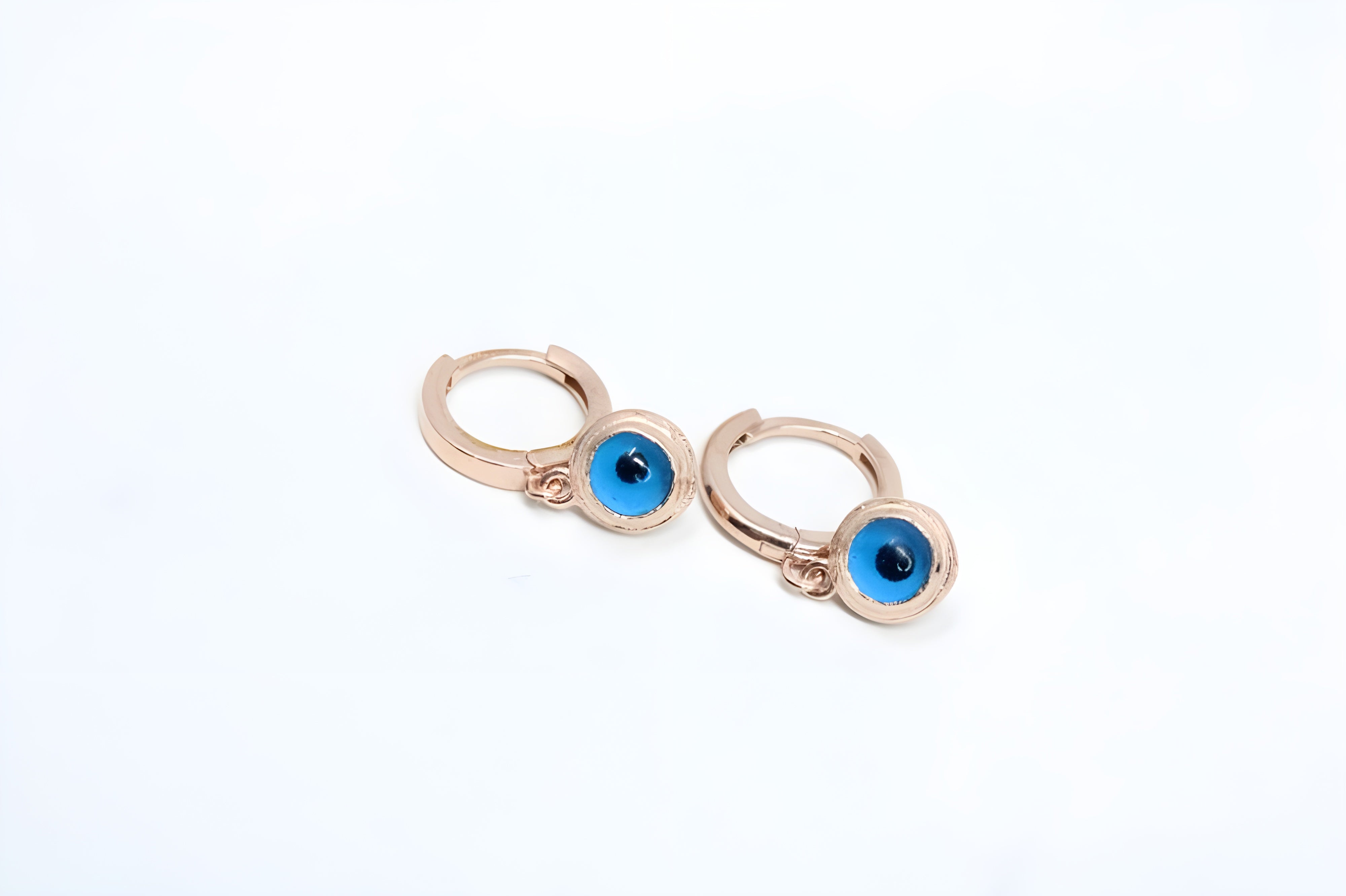 Golden Azure 92.5 Sterling Silver with Copper Gold Earrings