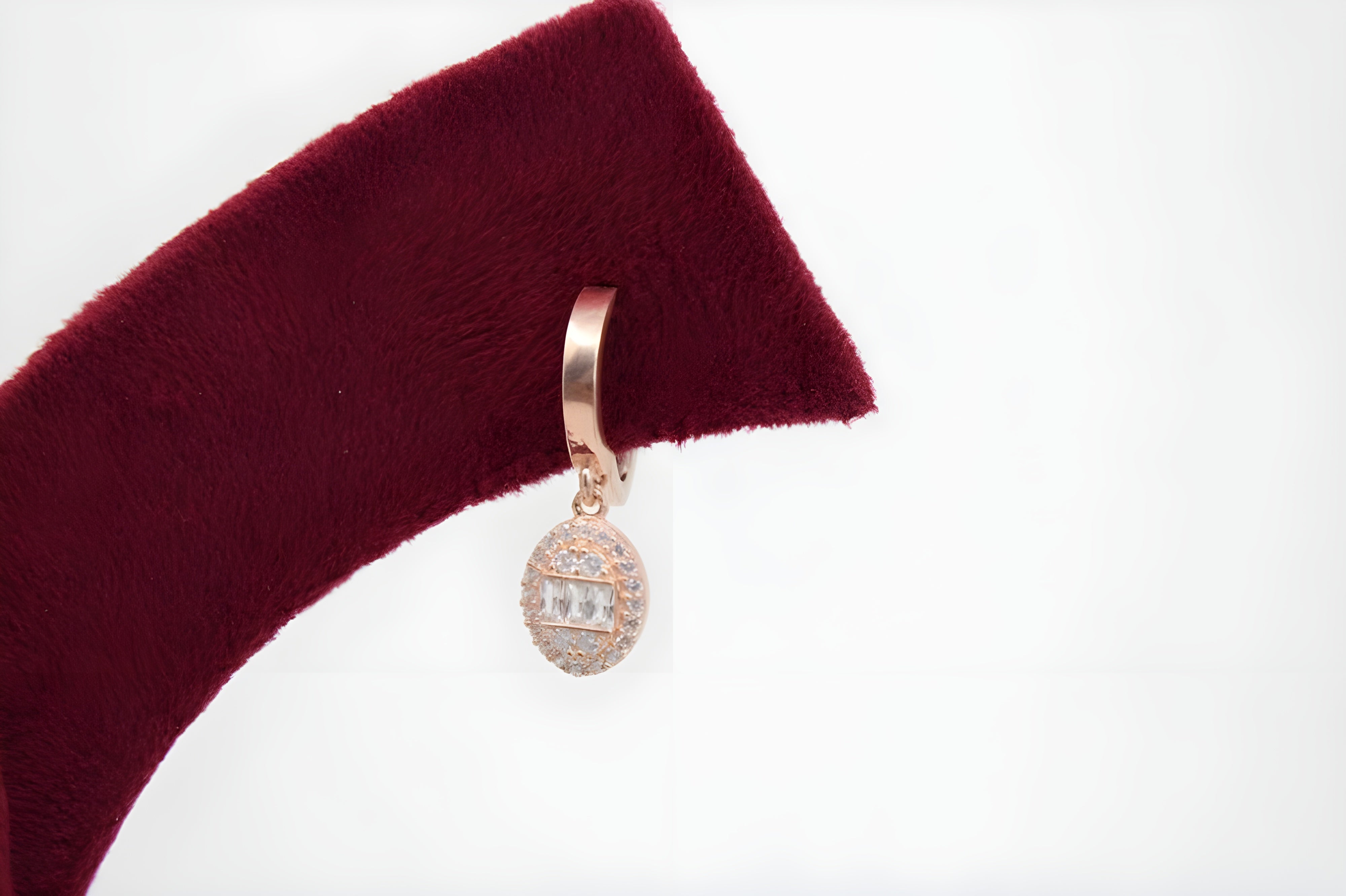 Gilded Grace 92.5 Sterling Silver with Copper Gold Sleek Earrings