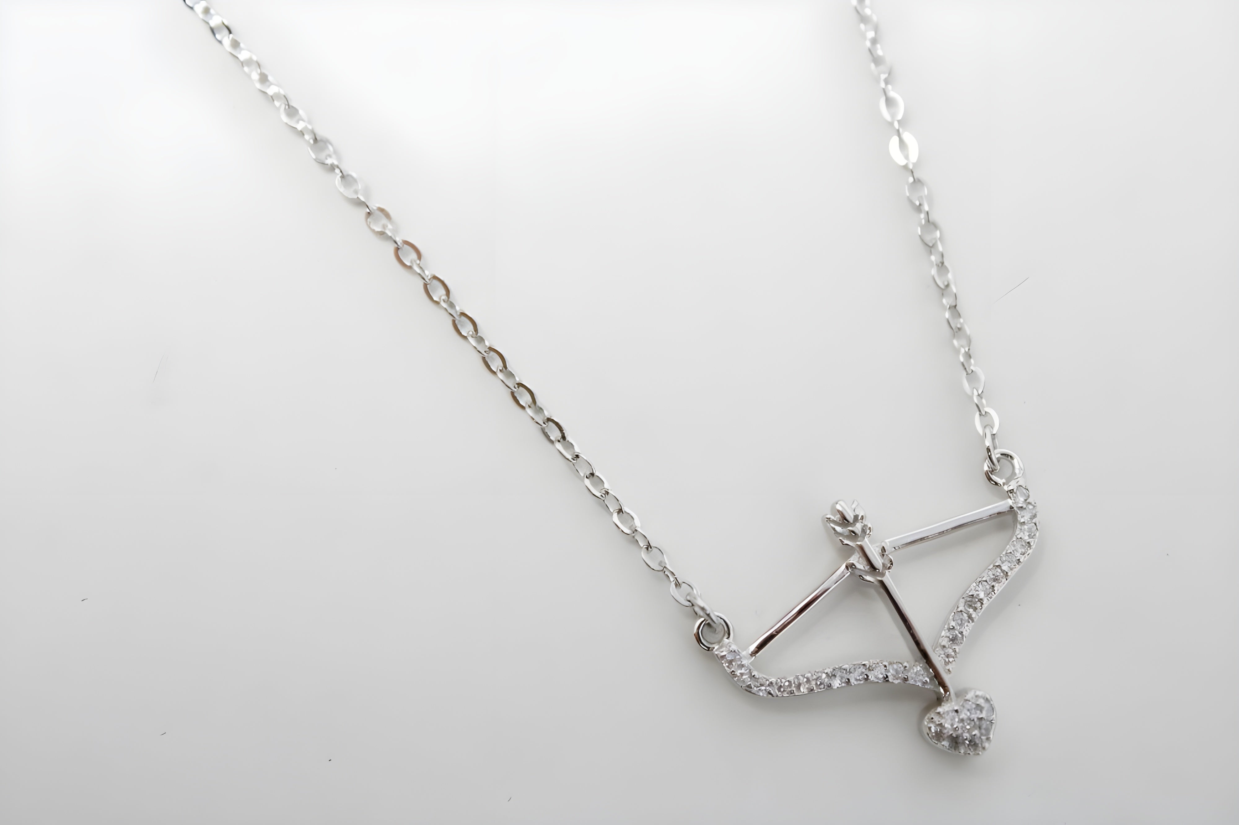 Charming Bow and Arrow Pendant with VeeLux Crystals