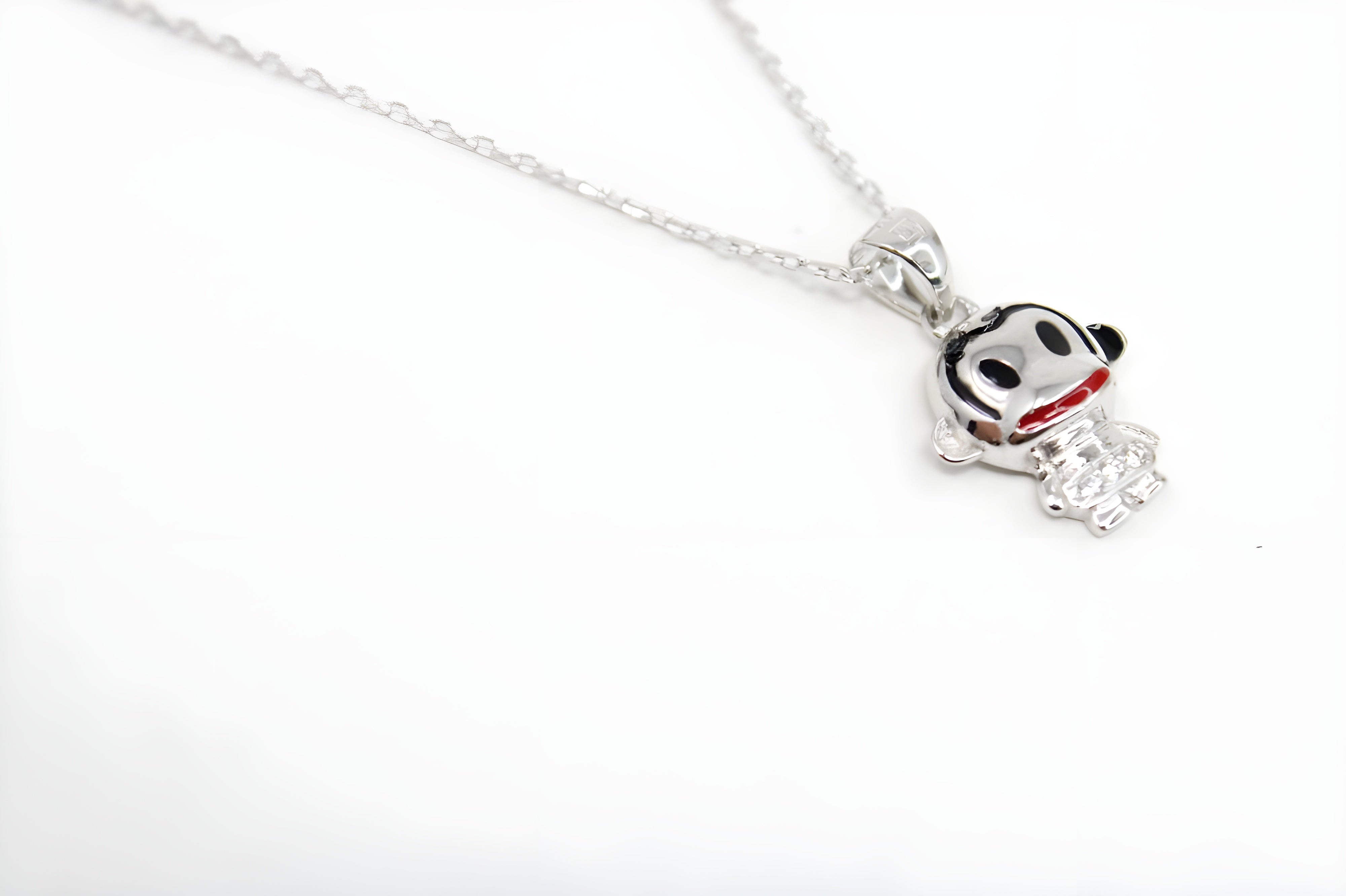 Cute Enamel-Accented Cartoon Character Jewelry