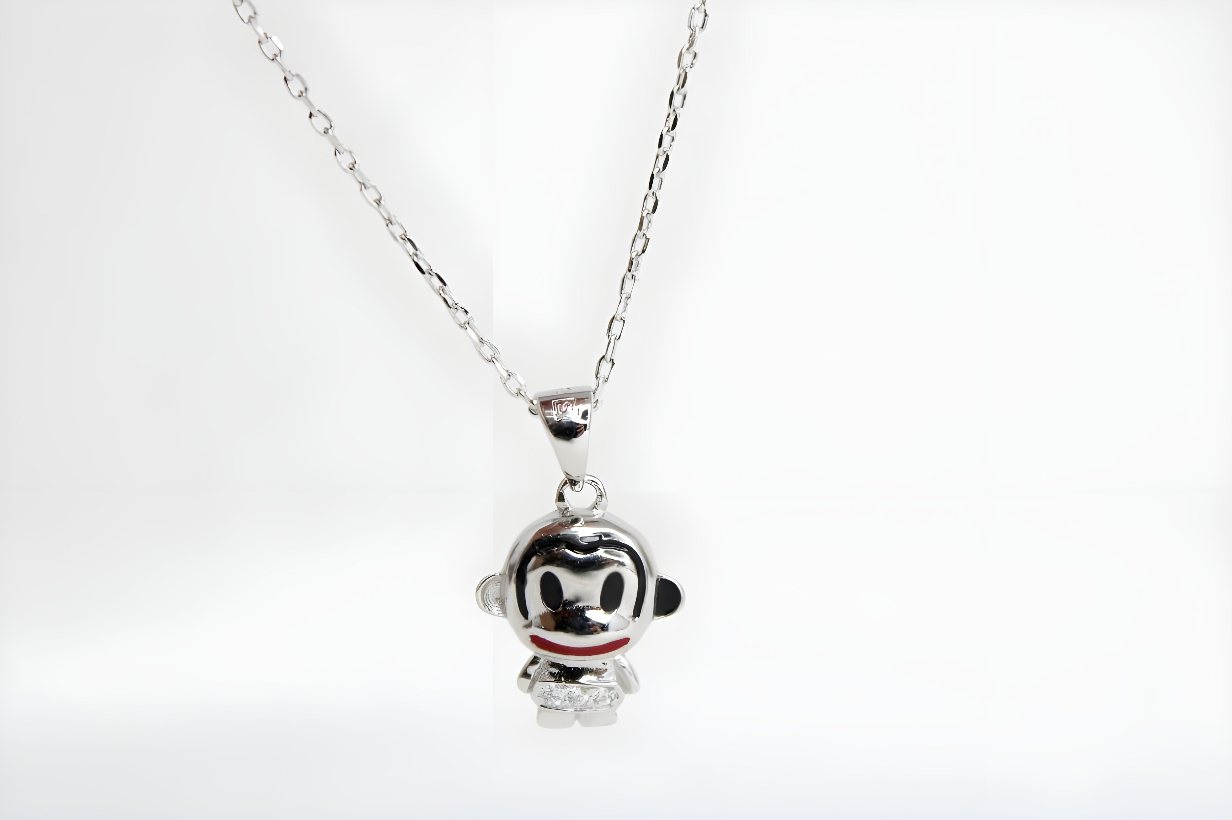 Cute Enamel-Accented Cartoon Character Jewelry