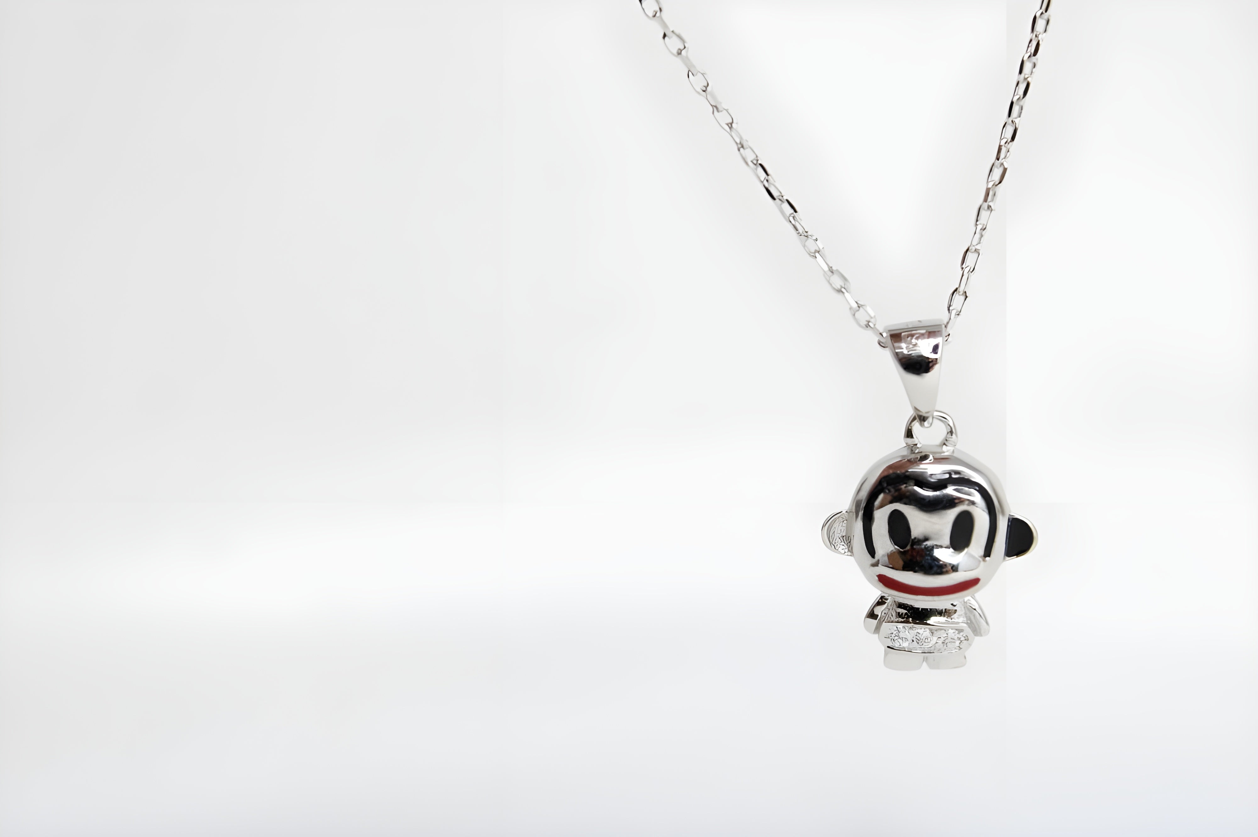 Cute Enamel-Accented Cartoon Character Jewelry