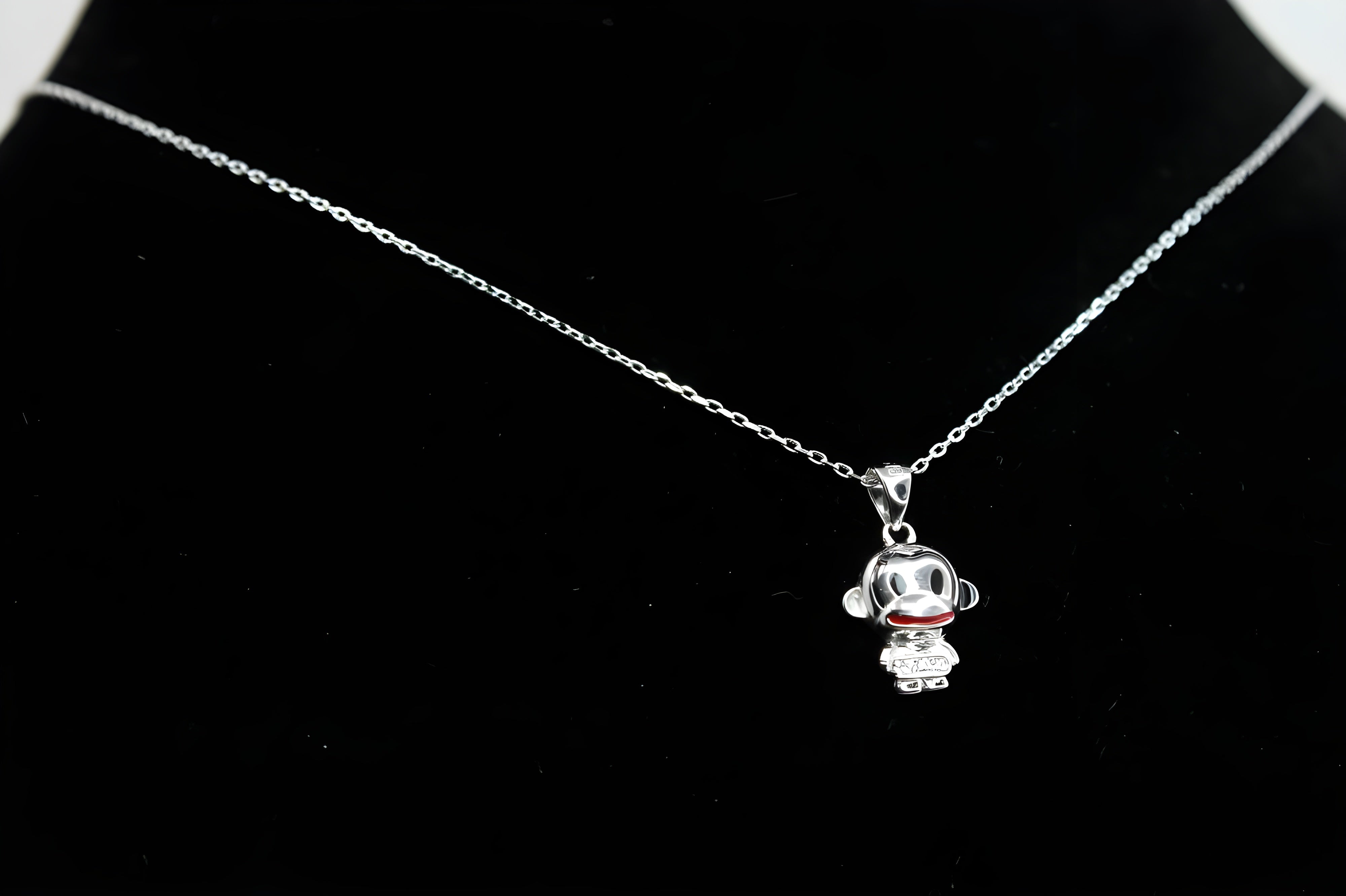 Cute Enamel-Accented Cartoon Character Jewelry