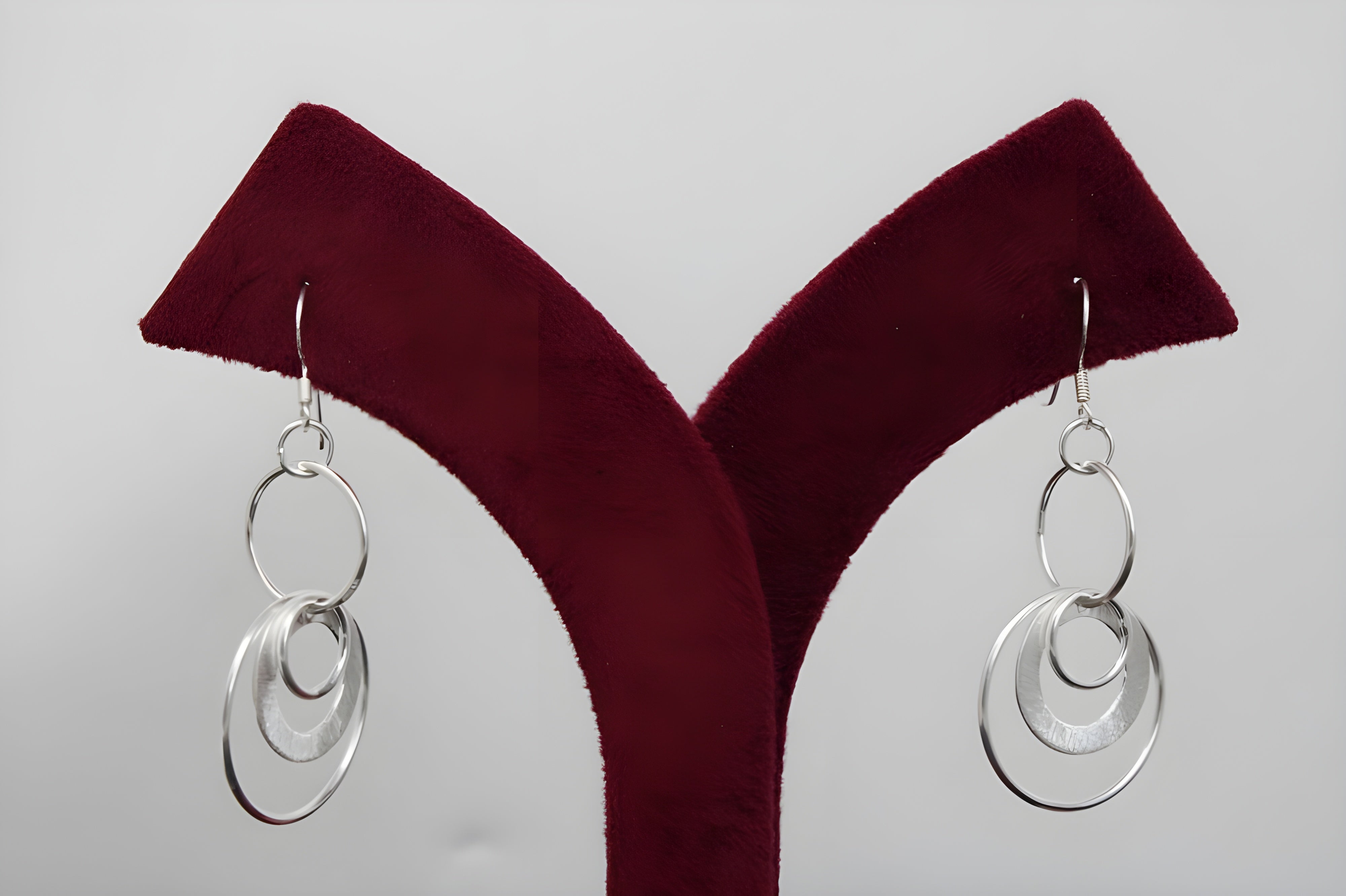 Sterling Silver Artistic Flourish Earrings