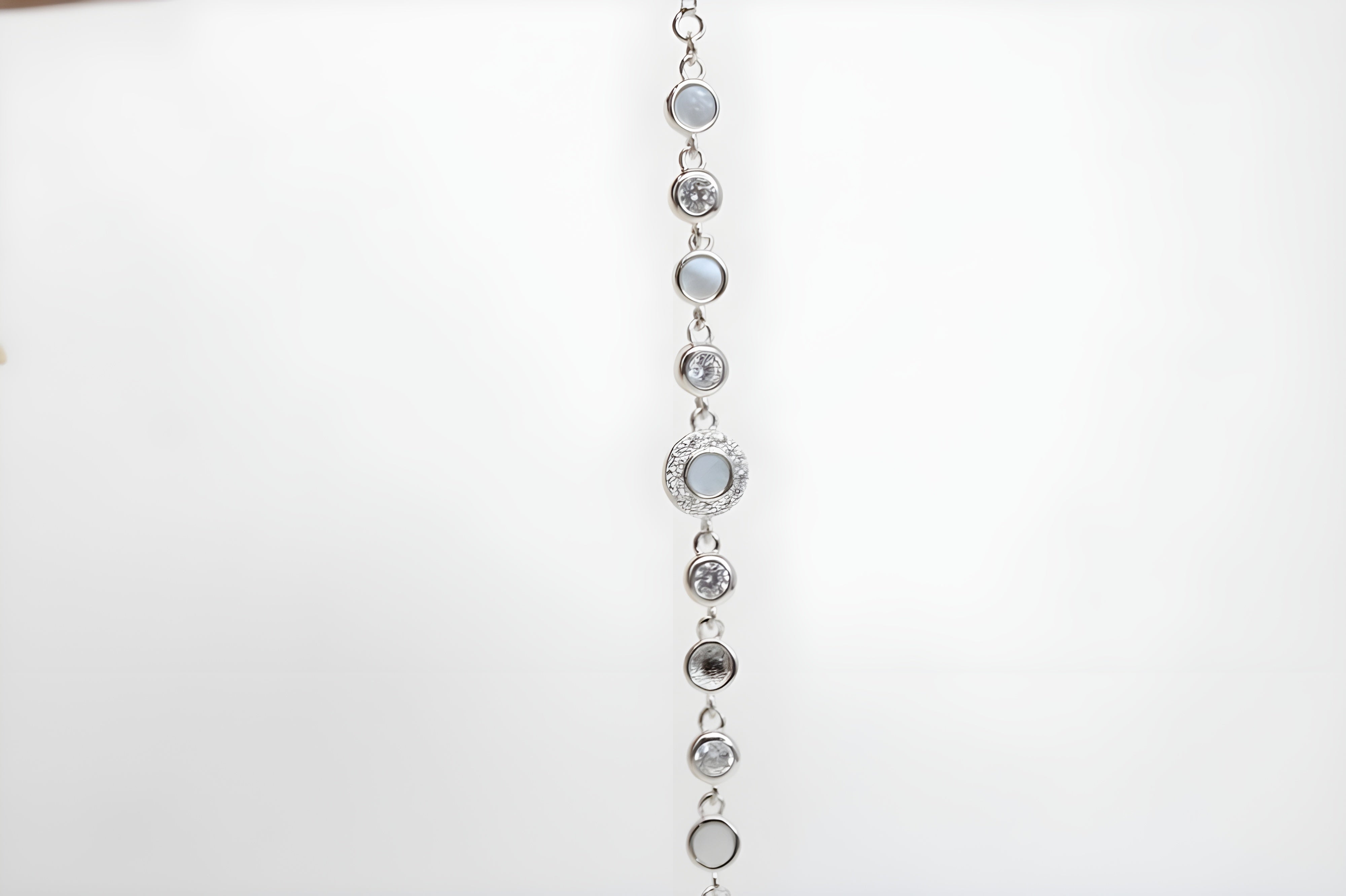 Sterling Silver VeeLux Premium Crystal Sleek Adorable Bracelet