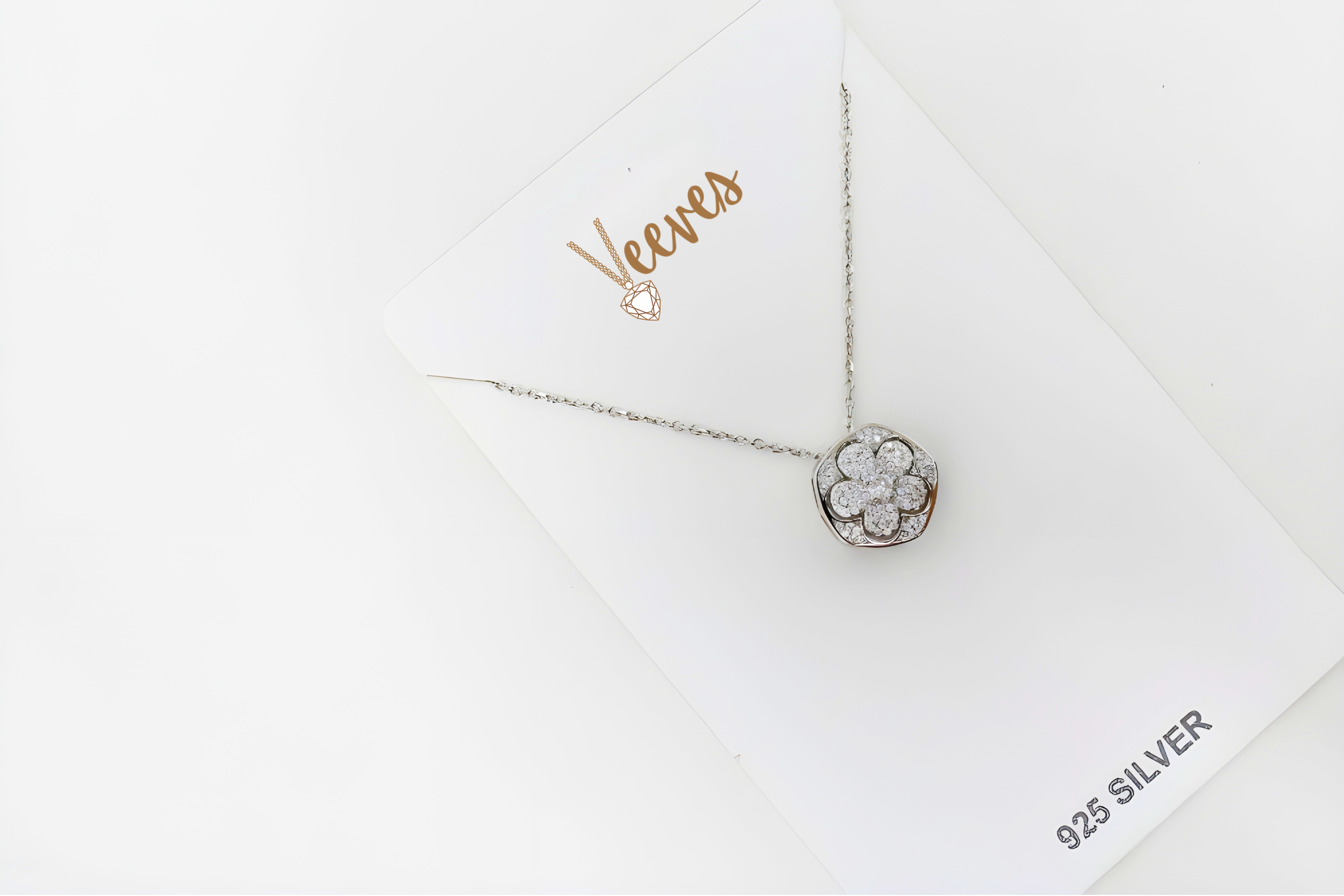 Sparkling Blossom Pendant Featuring VeeLux Premium Crystals