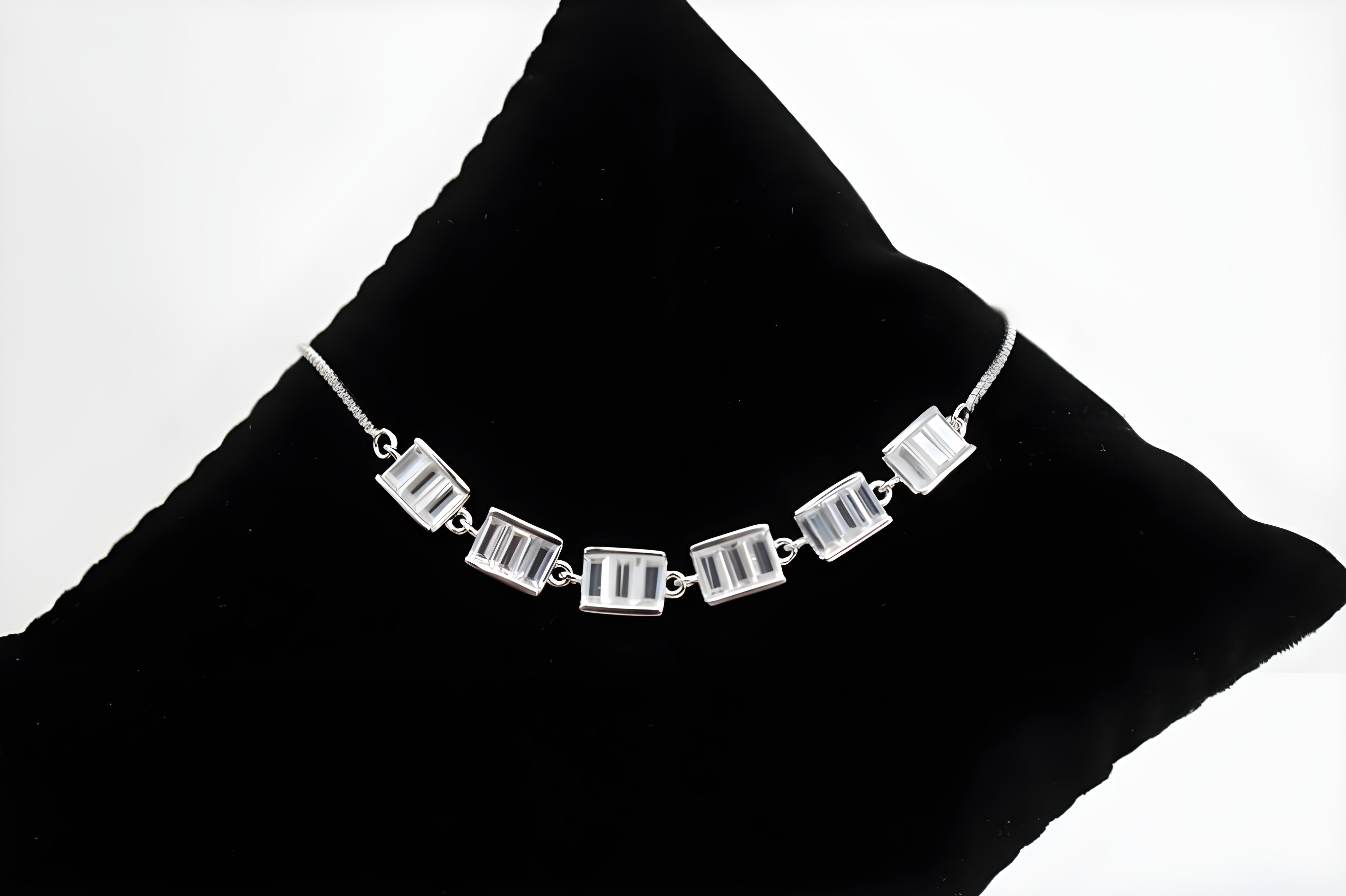 Sterling Silver Swarovski Crystal Sophisticate Classic Shimmer Bracelet