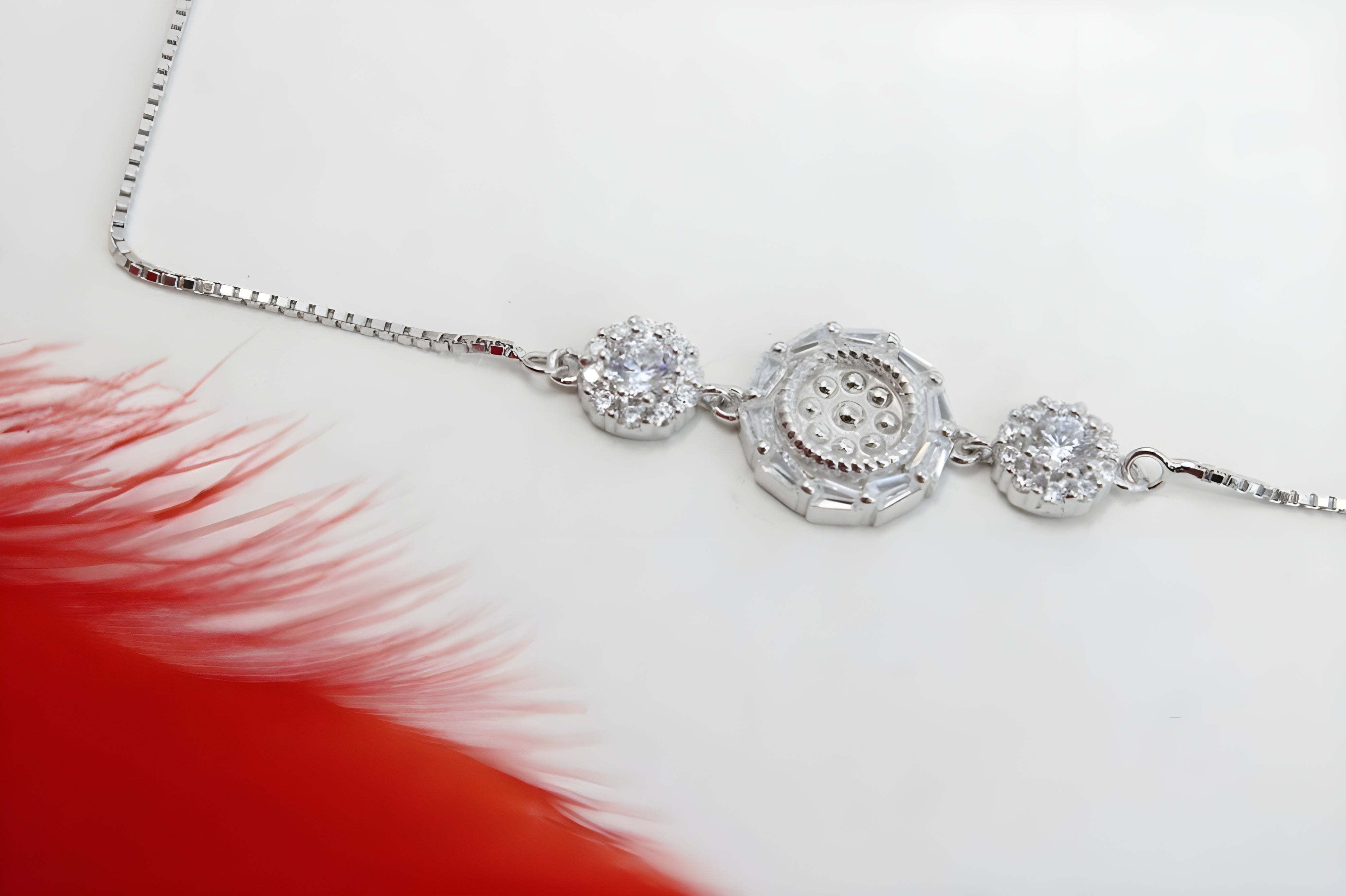 Sterling Silver Swarovski Crystal Classic Elegance Bracelet