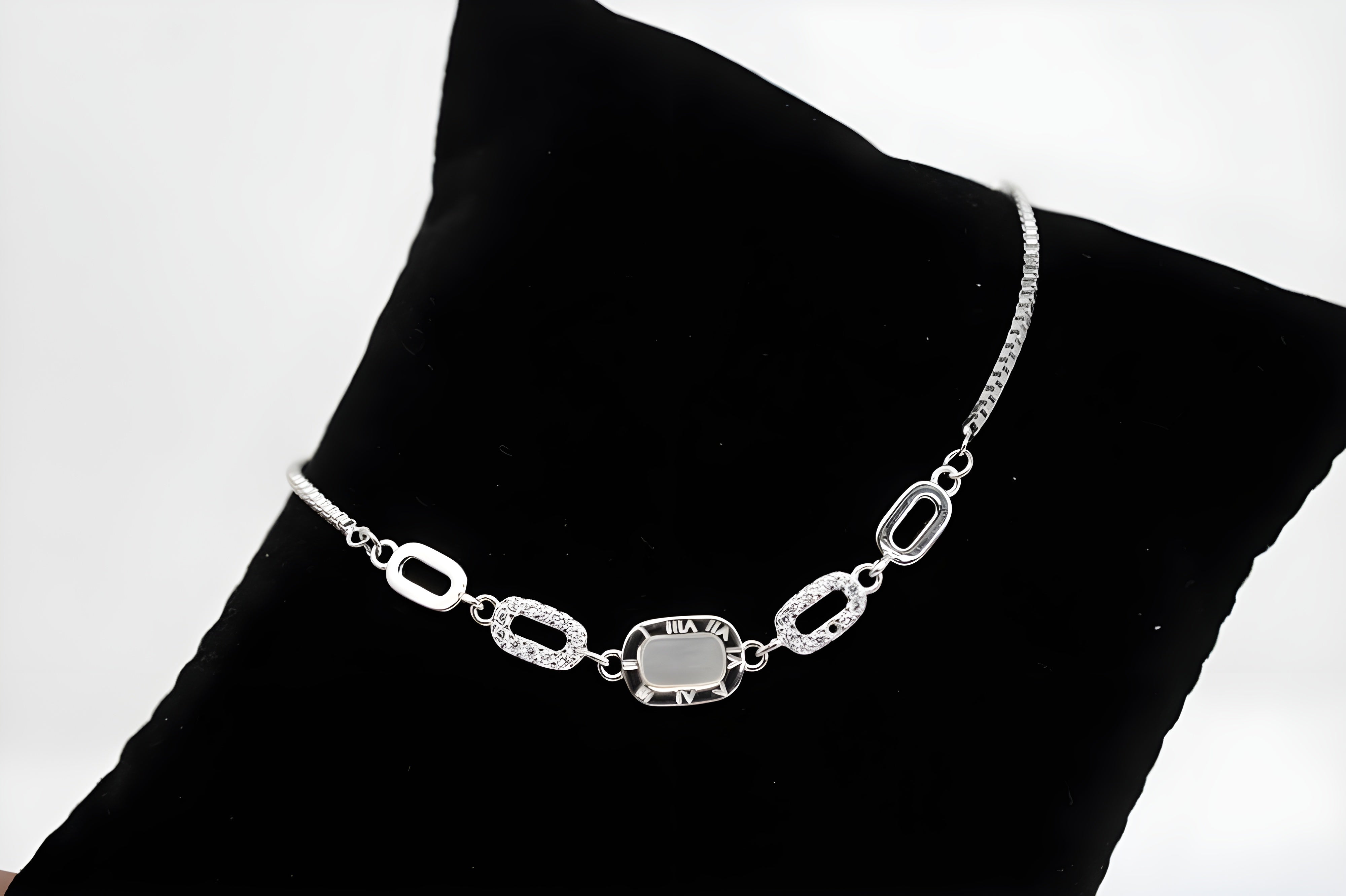 Sterling Silver VeeLux Premium Crystal Elegance Bracelet