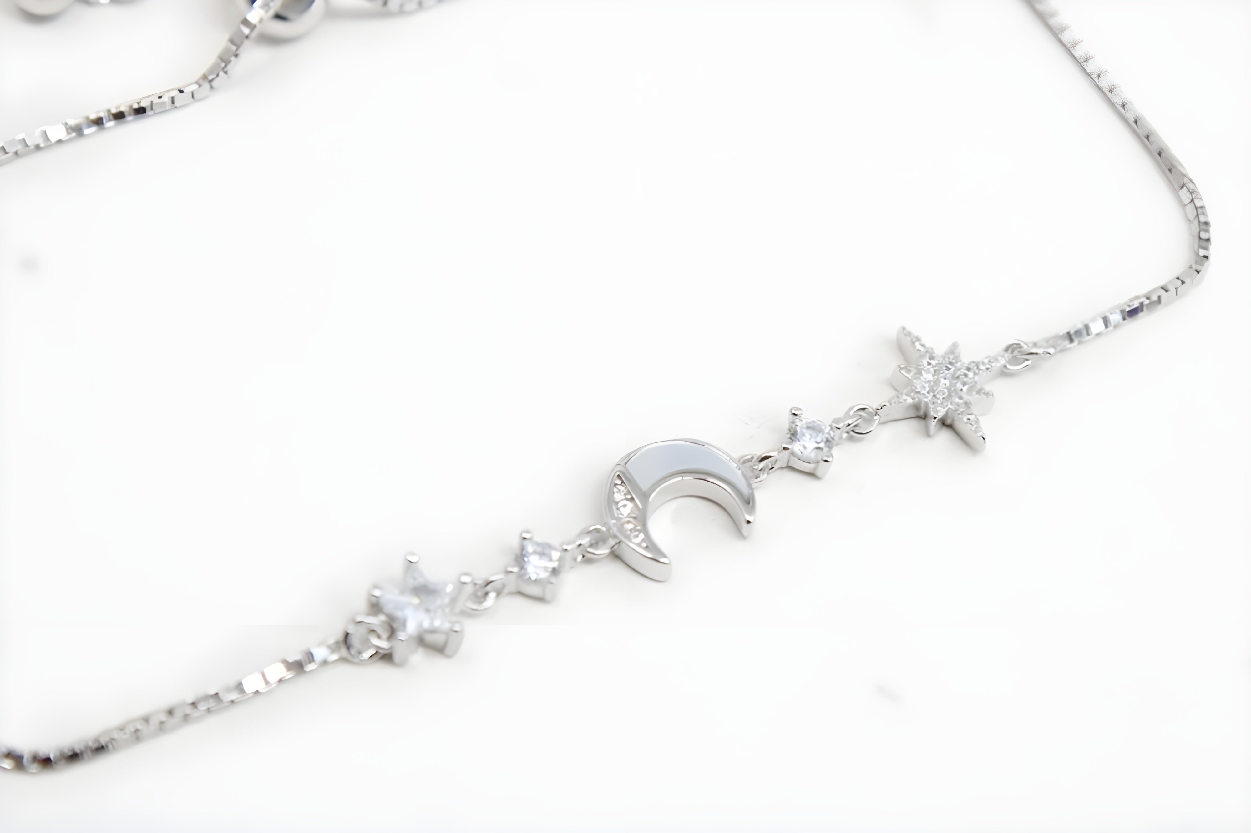 Celestial Charm Sterling Silver Bracelet