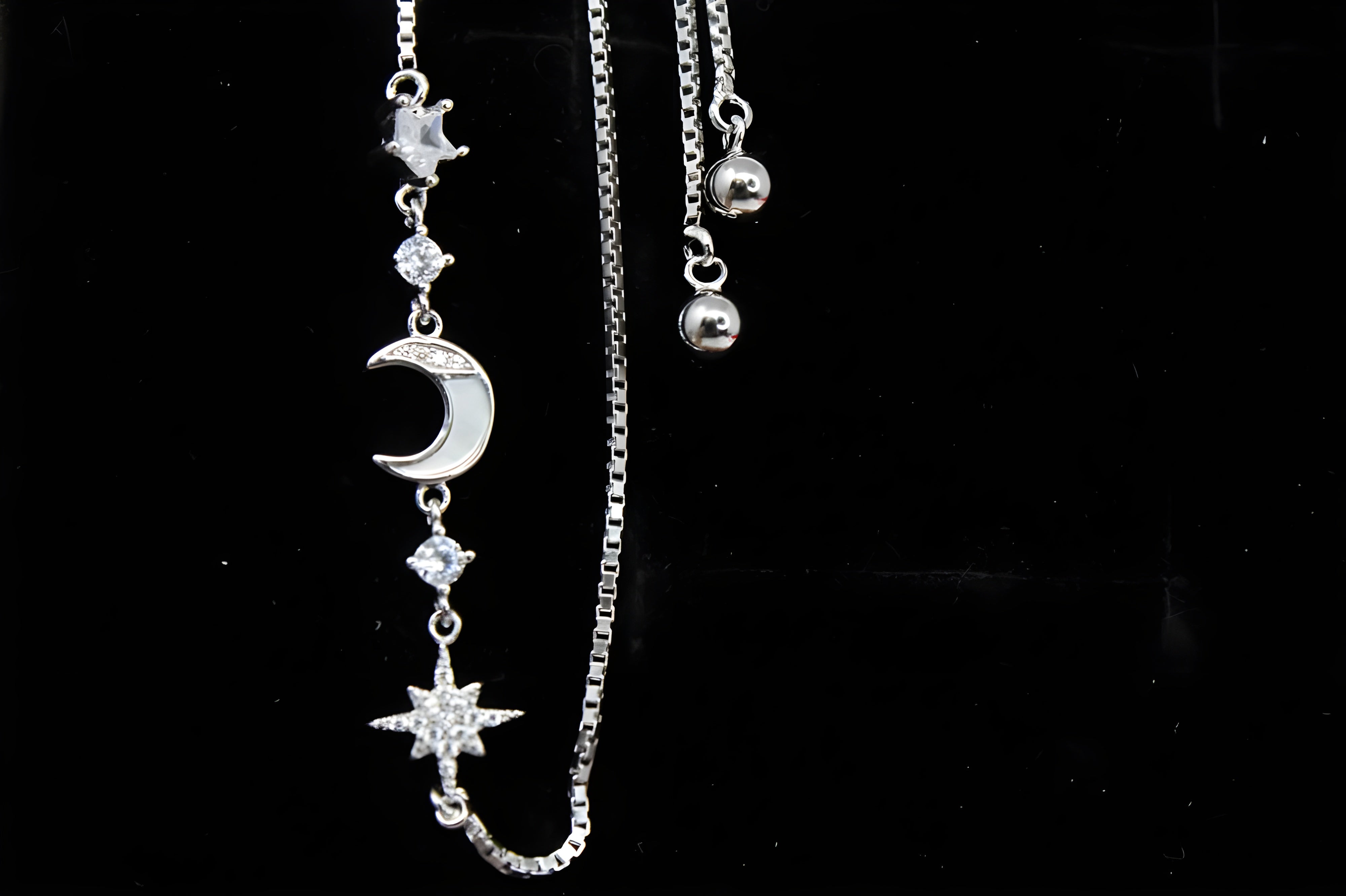 Celestial Charm Sterling Silver Bracelet