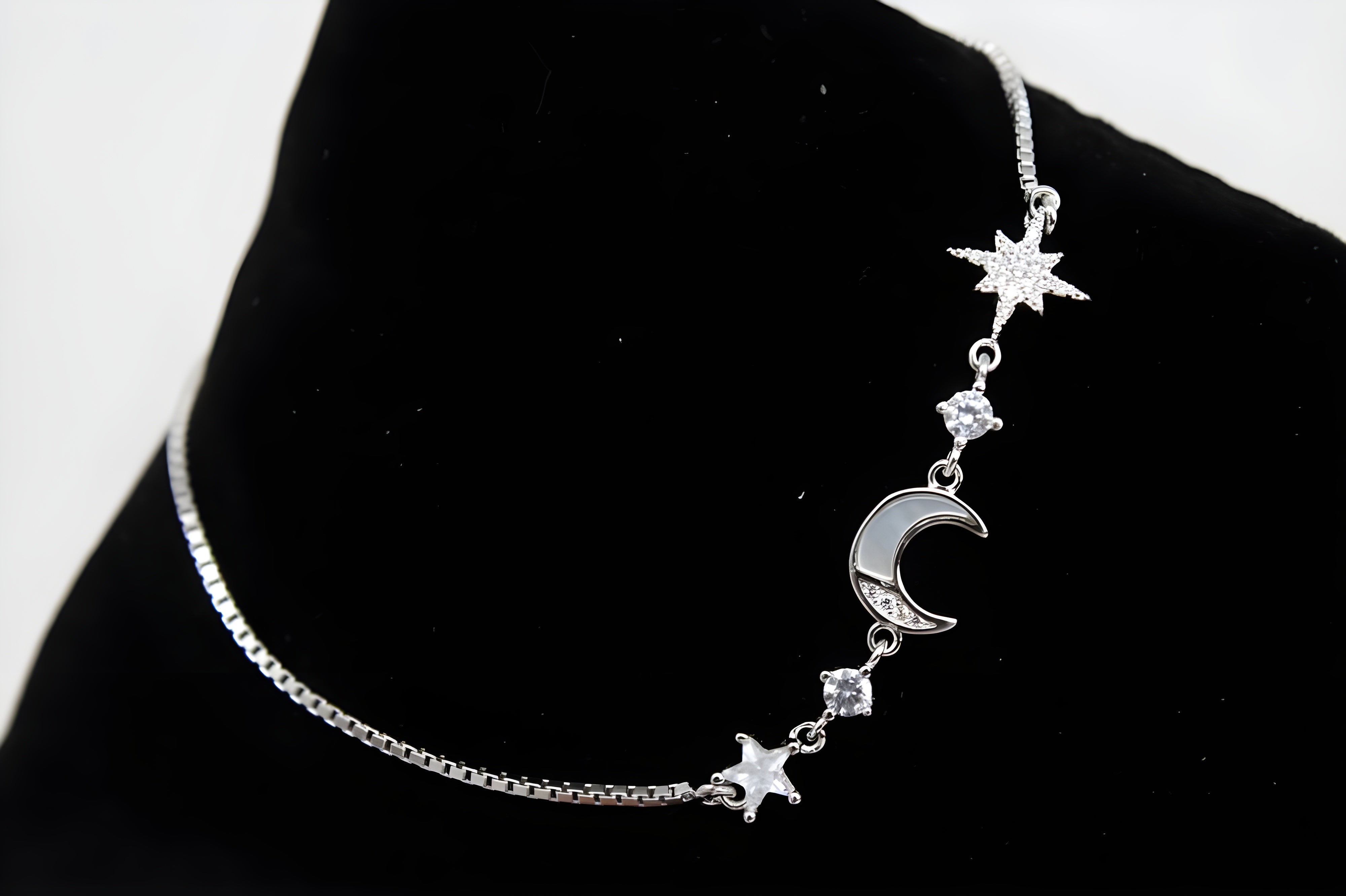 Celestial Charm Sterling Silver Bracelet