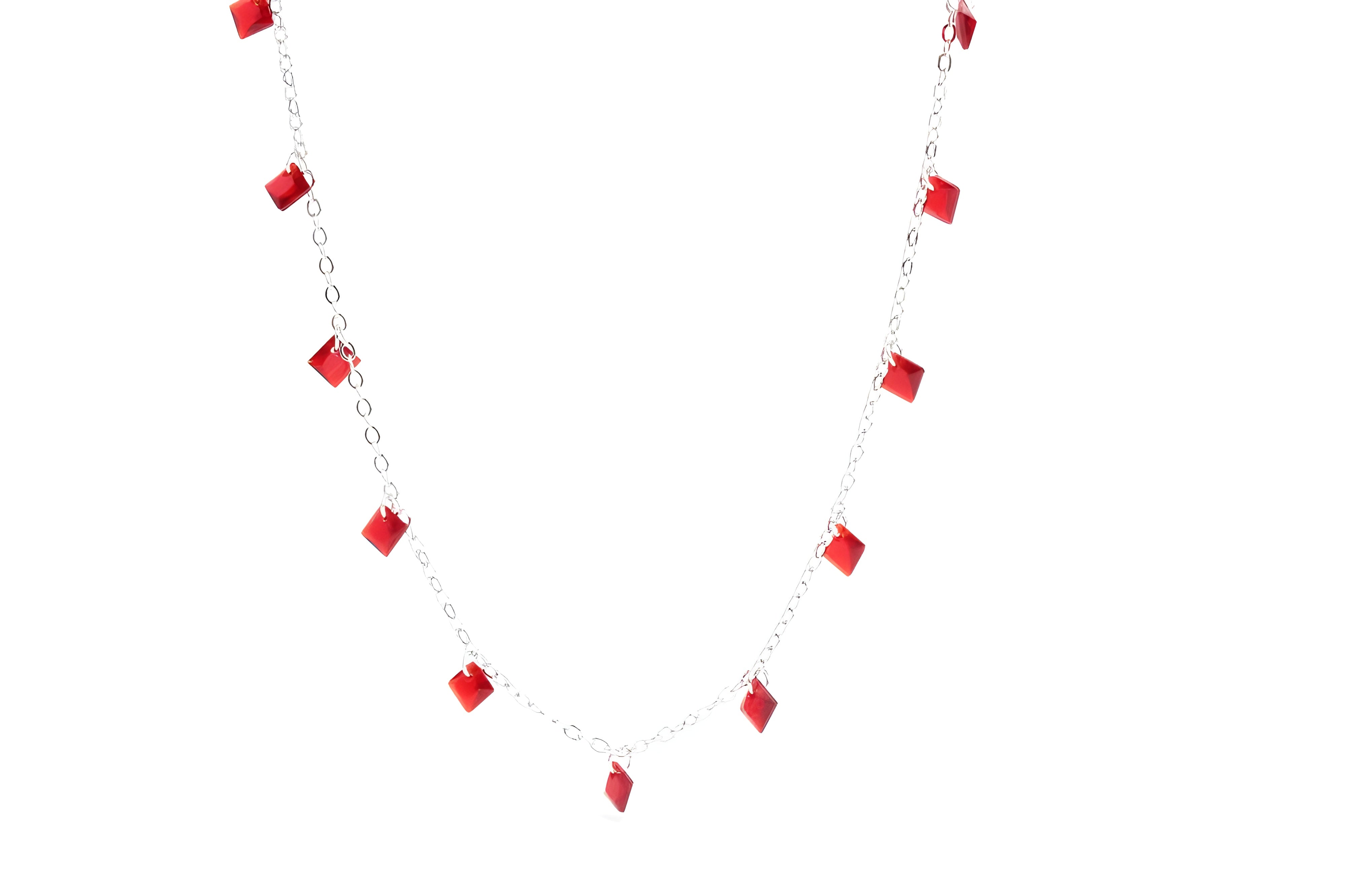 Striking Red Diamond VeeLux Premium Crystal Necklace