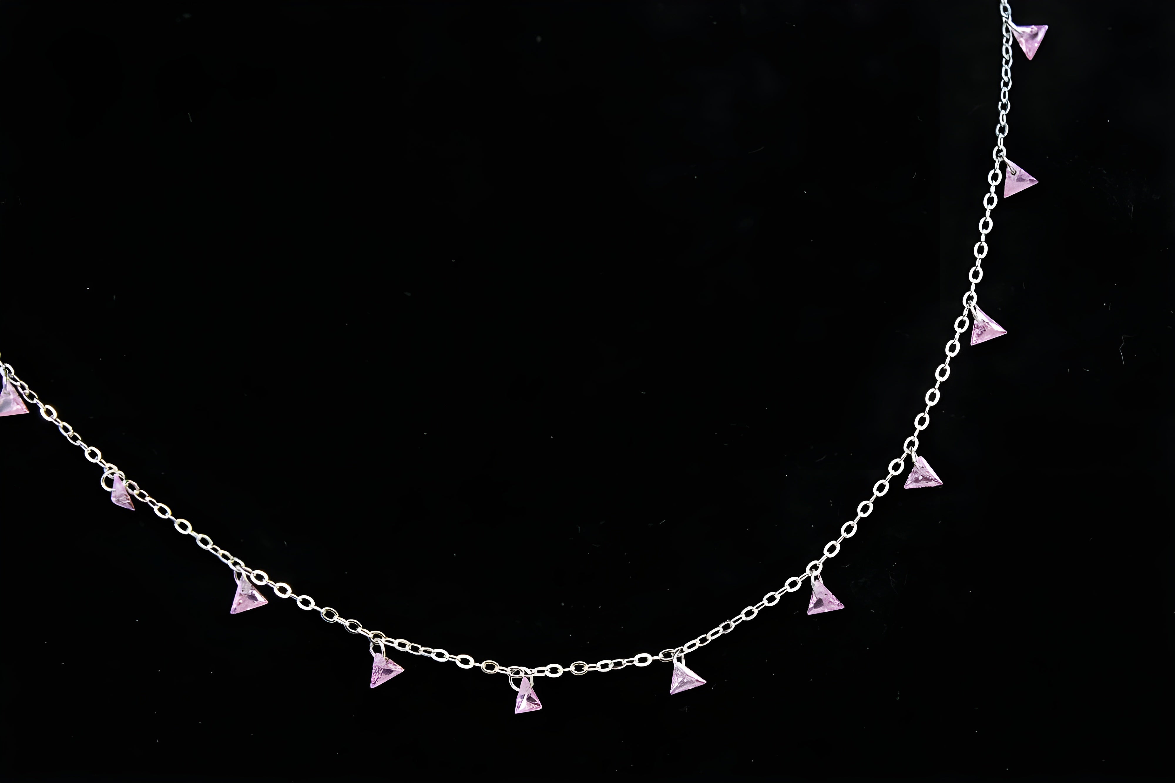 Blush Pink Triad Necklace