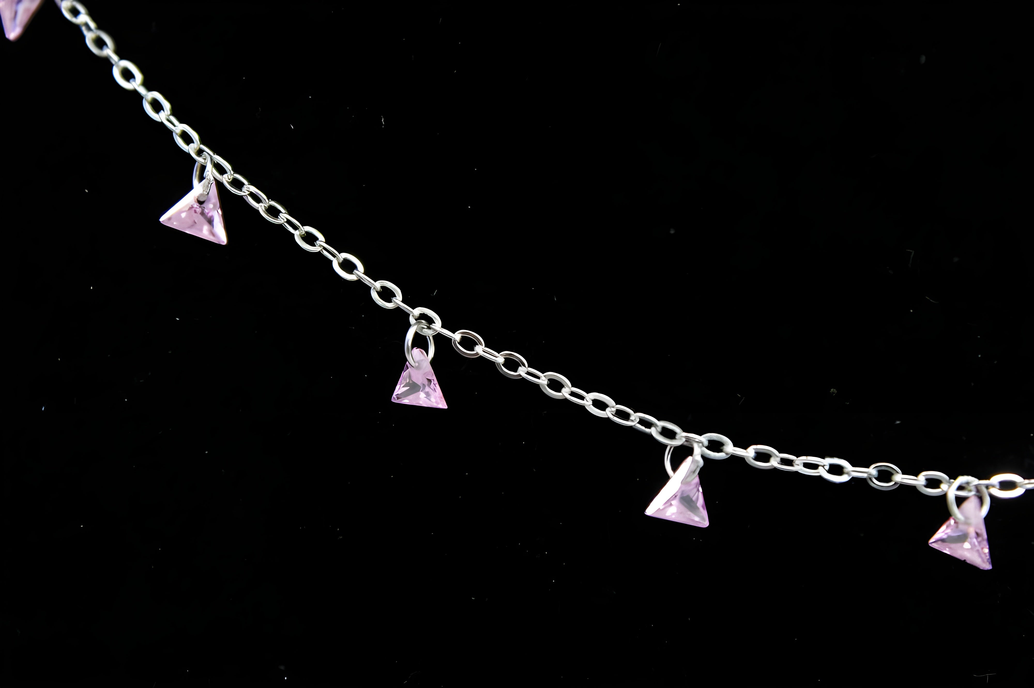 Blush Pink Triad Necklace