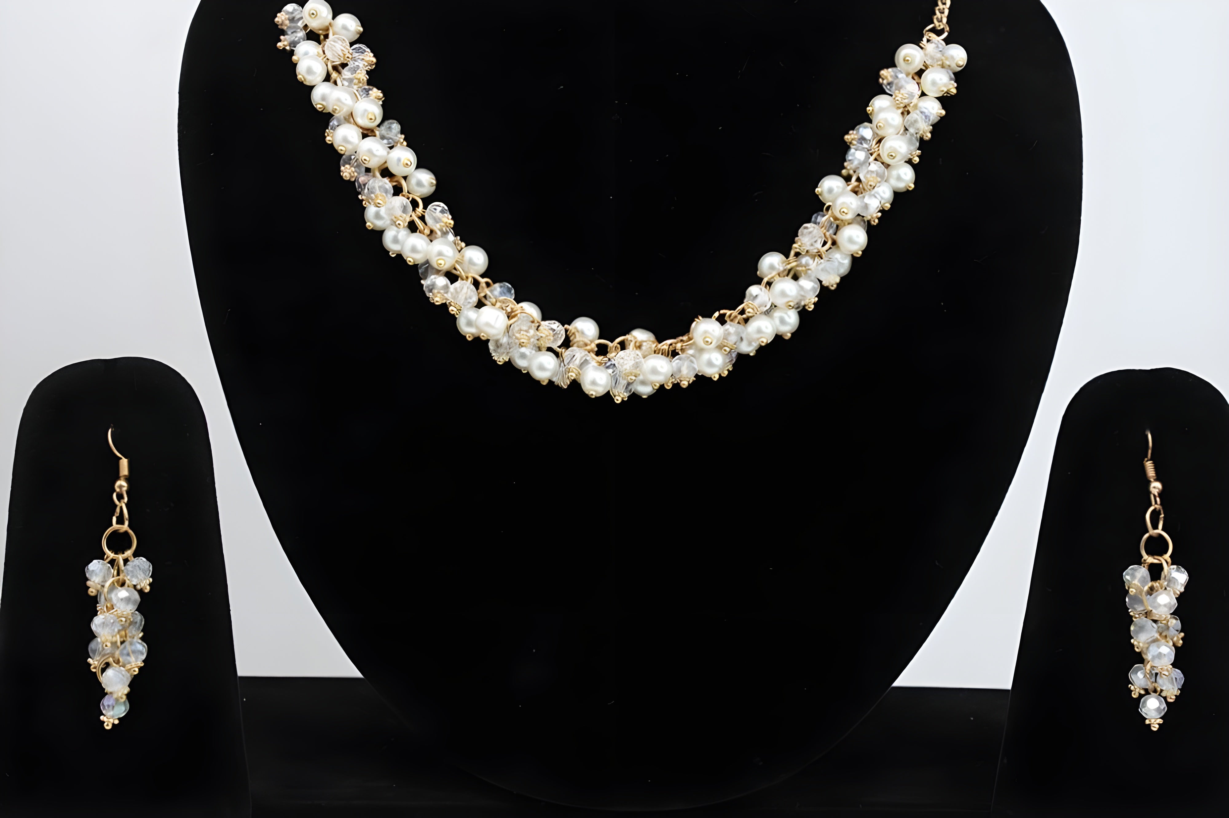 Auric Elegance Pearl Necklace