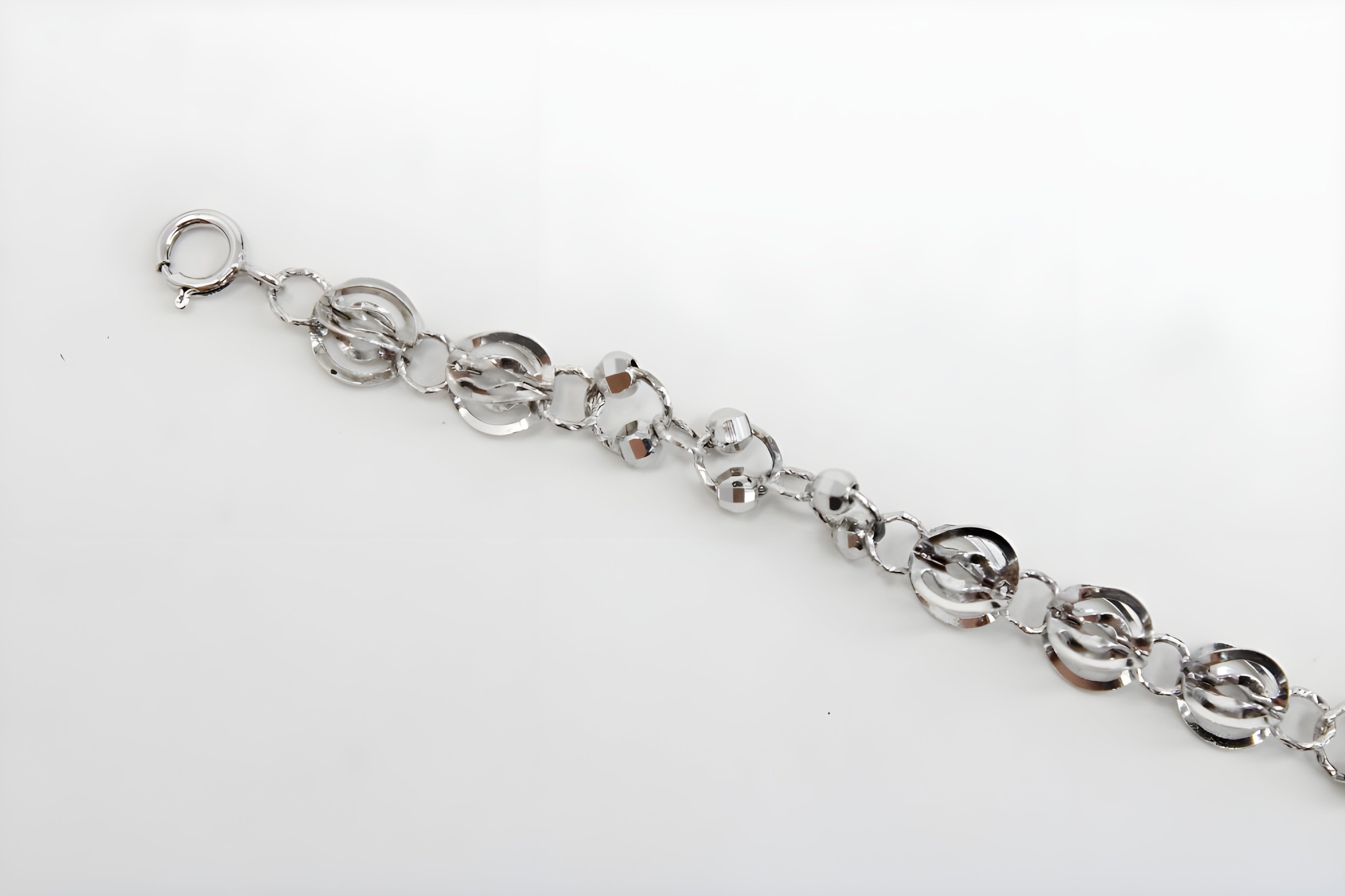 Eternal Grace Interlocking Silver Bracelet