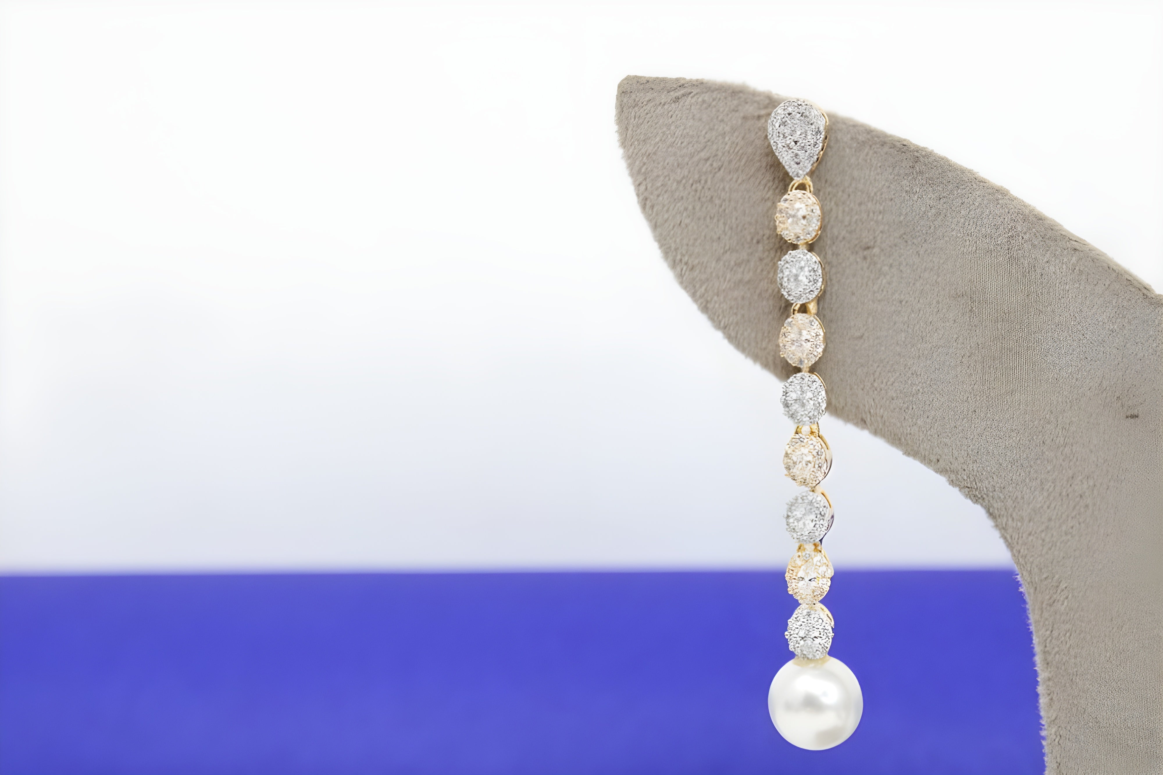 Elegant Crystal and Pearl Drop Earrings