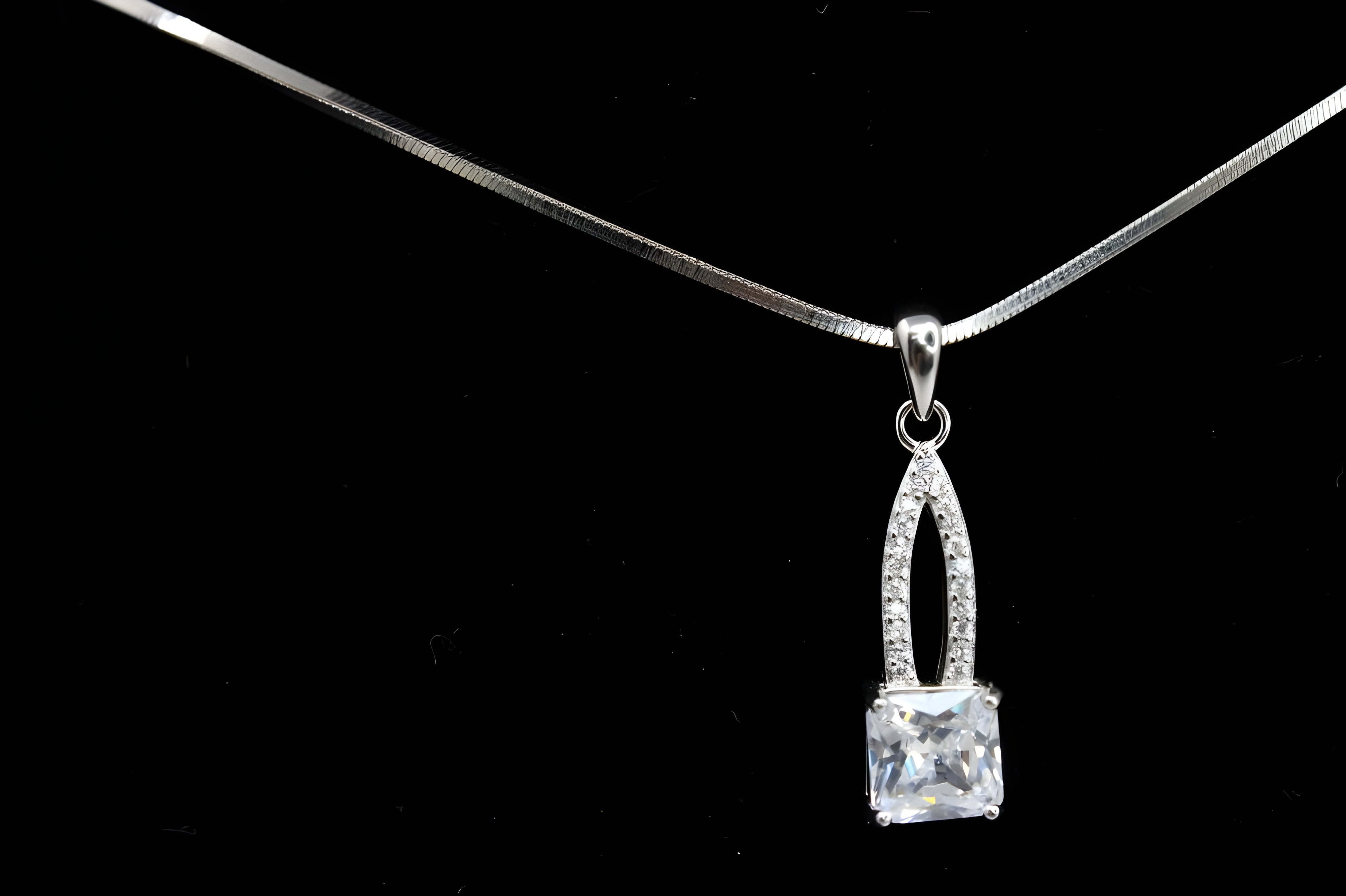 Brilliant Square Diamond Elegance Set