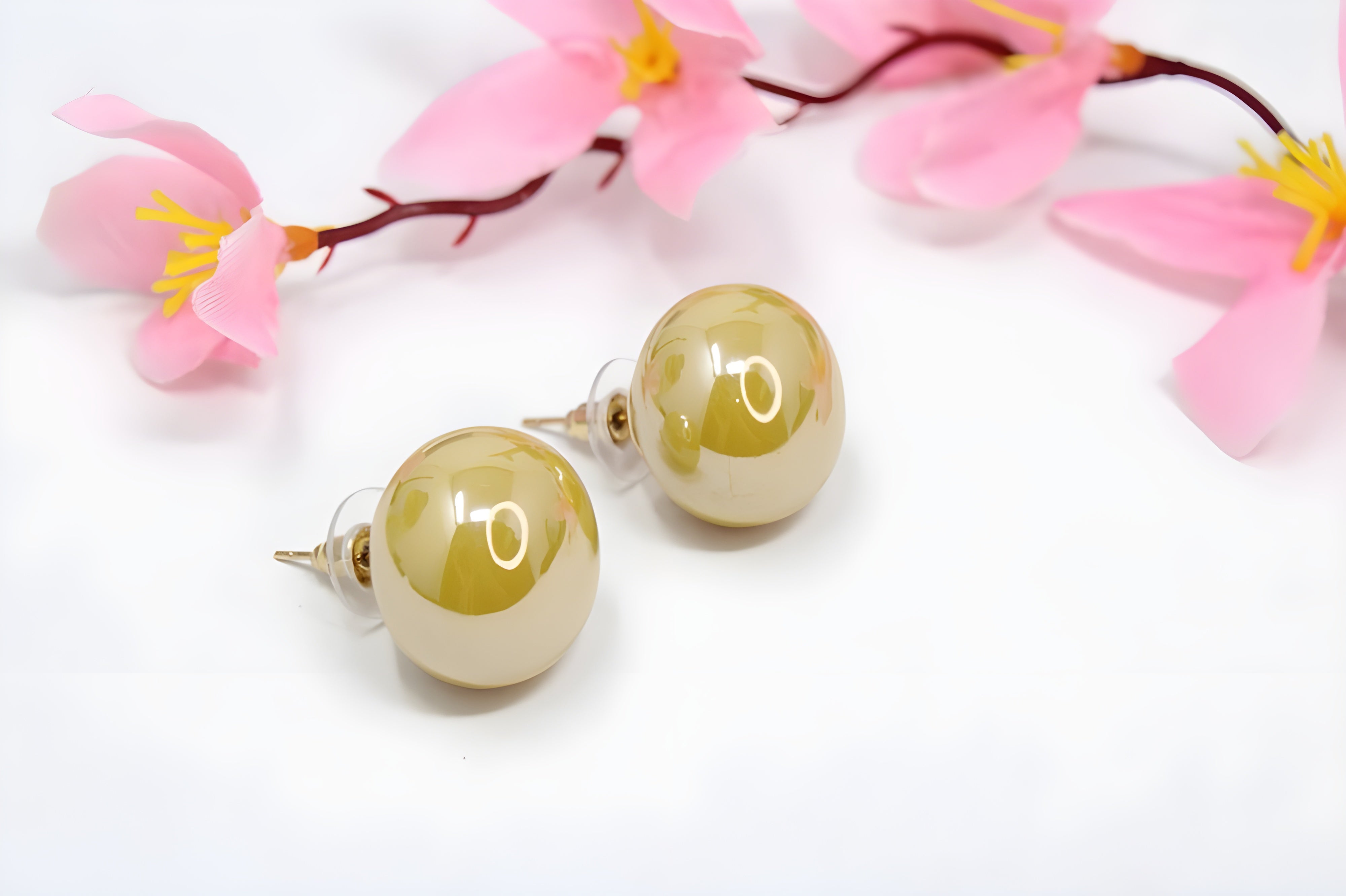 Radiant Sphere Shimmer Earrings