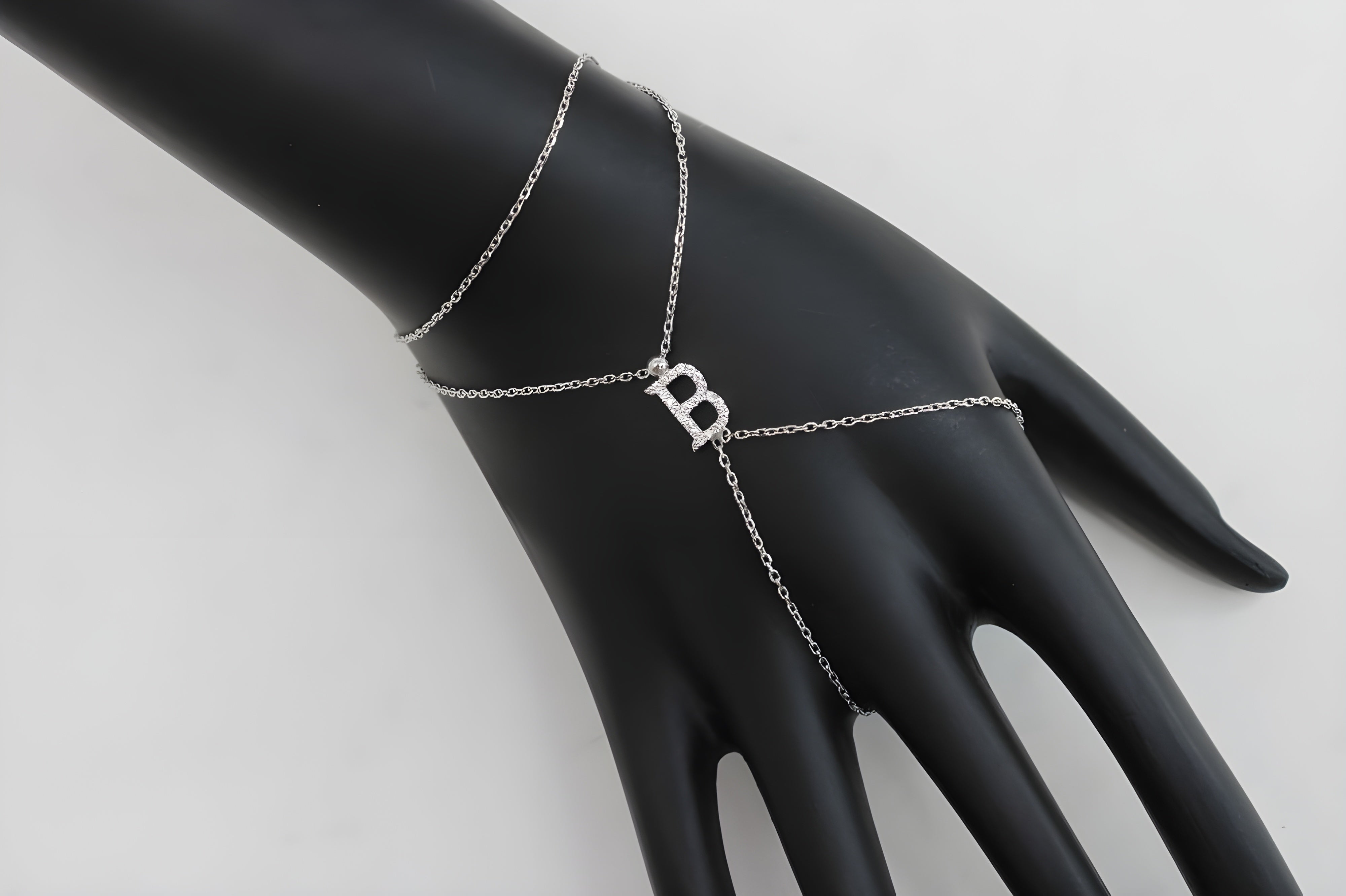 Brilliance Silver B Bracelet