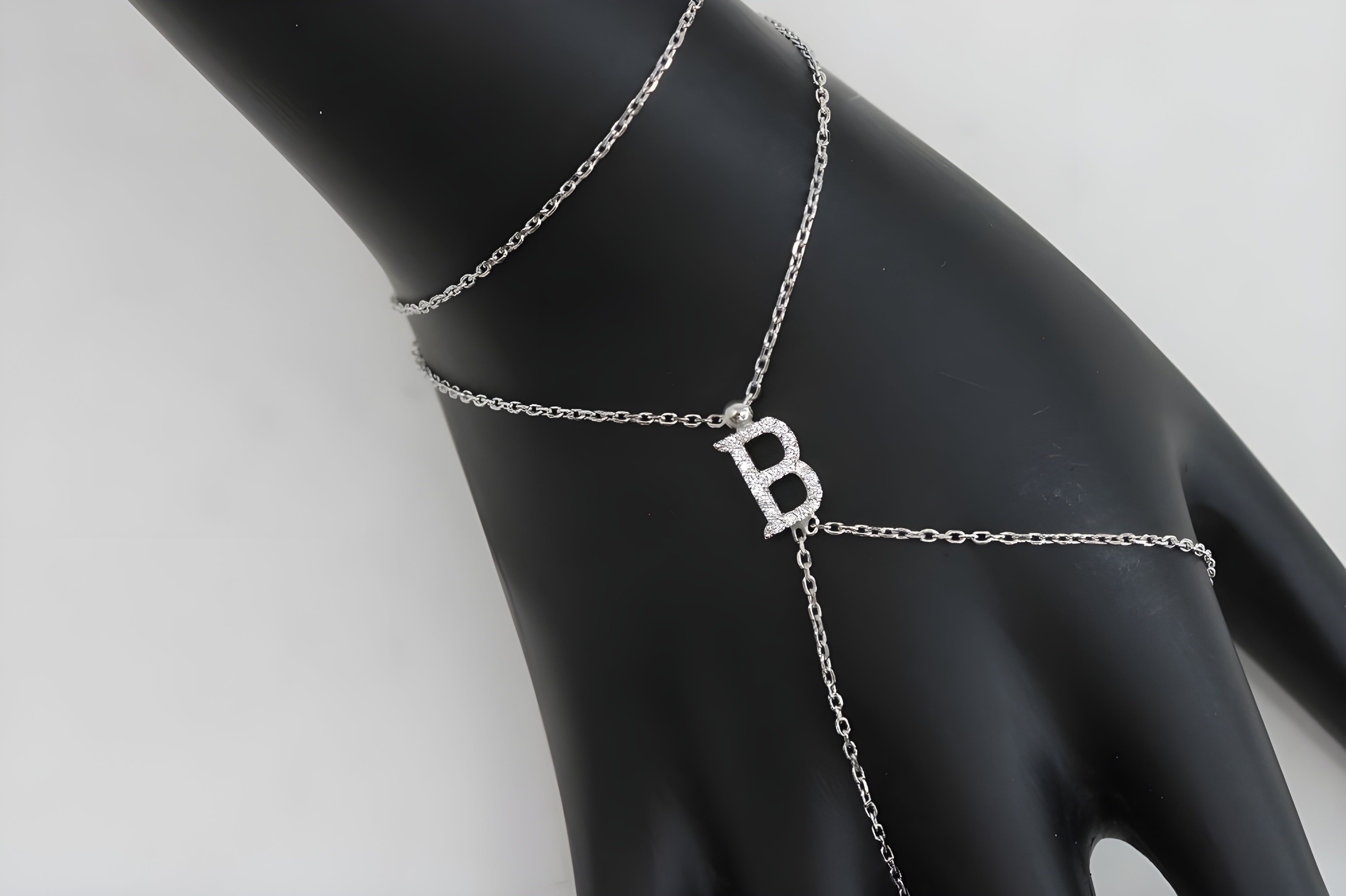 Brilliance Silver B Bracelet