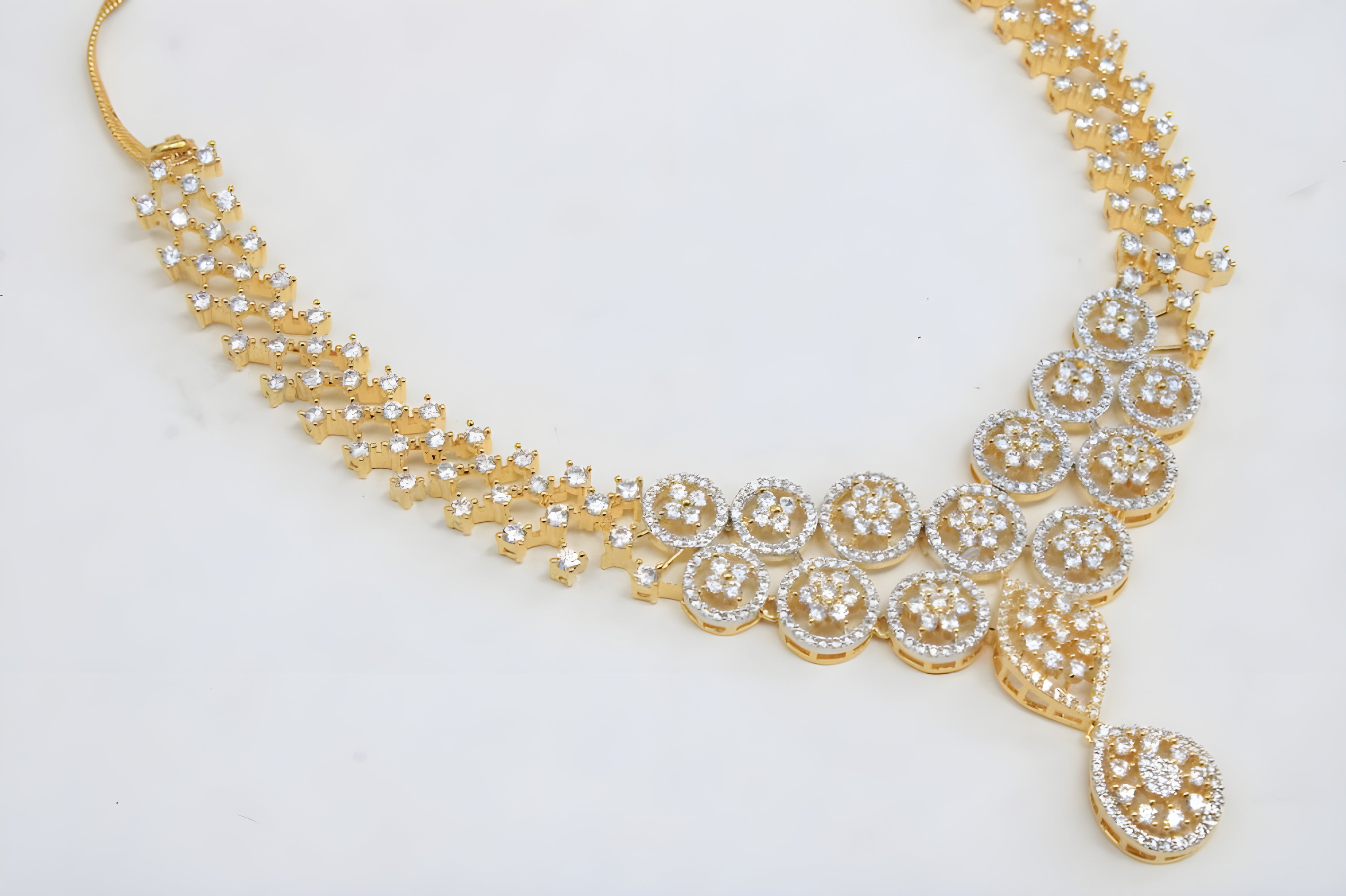 Golden Starry Sparkle Necklace Set