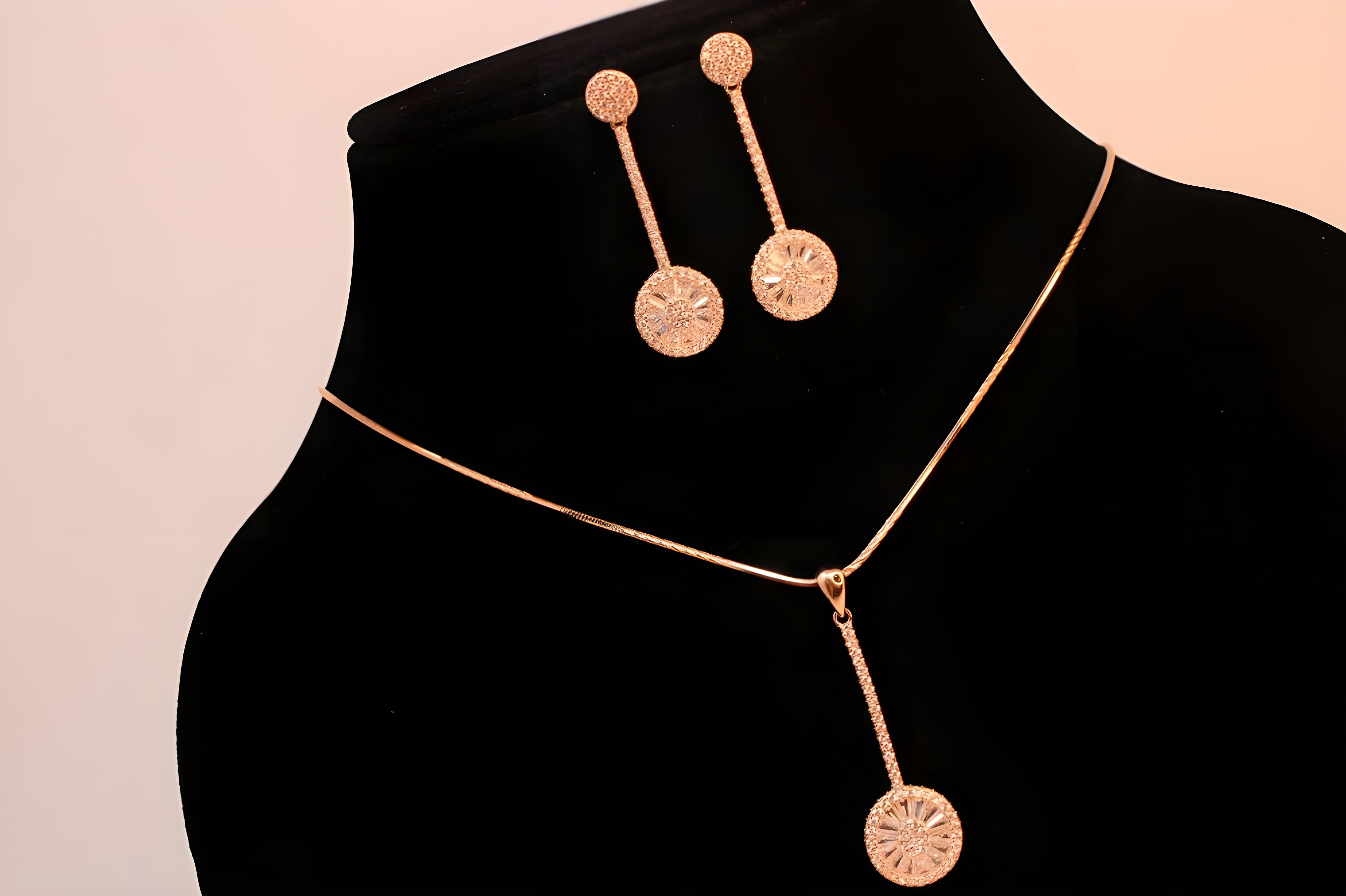 The Radiant Rose gold Elegance Set