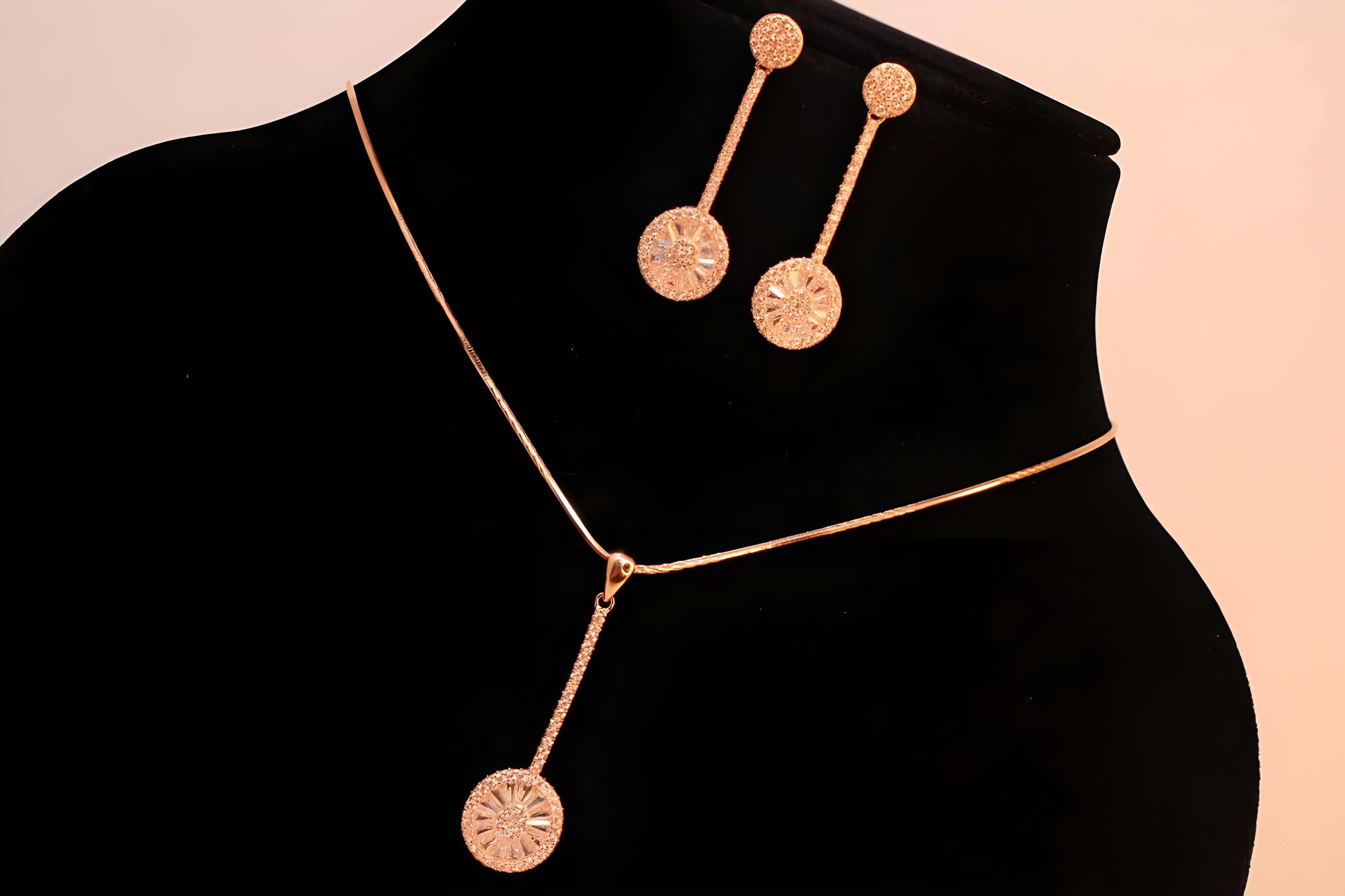 The Radiant Rose gold Elegance Set